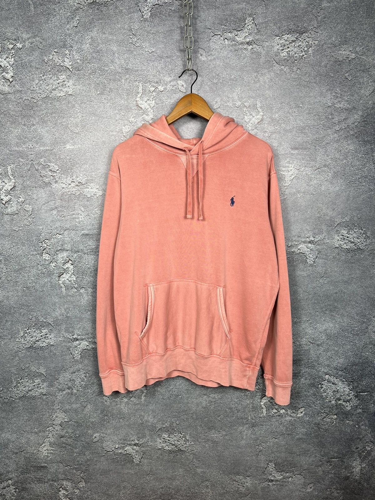 Denim & Supply Ralph Lauren Denim and Supply Ralph Lauren Washed Pink Hoodie With Logo Size US L / EU 52-54 / 3 - 1 Thumbnail