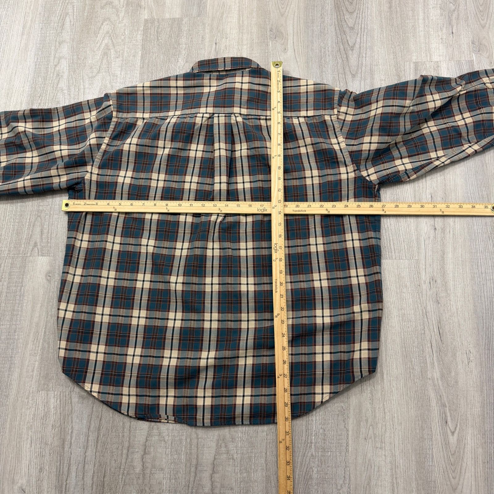 L.L. Bean Vintage LL Bean Flannel Shirt Men's Extra Large Plaid Button Size US XL / EU 56 / 4 - 6 Thumbnail