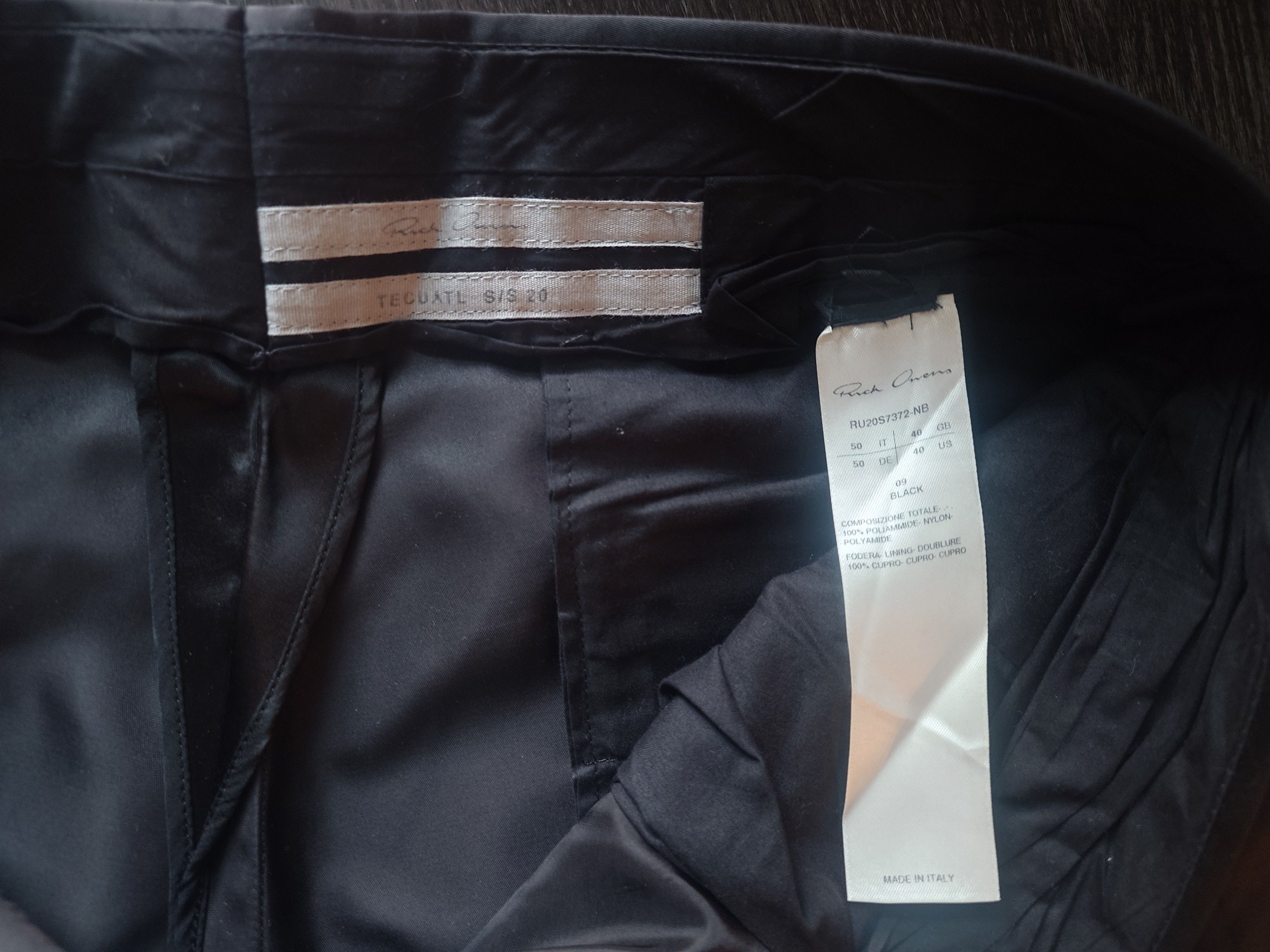Rick Owens Rick Owens Tecuatl SS20 Nylon Trousers Size US 34 / EU 50 - 4 Thumbnail