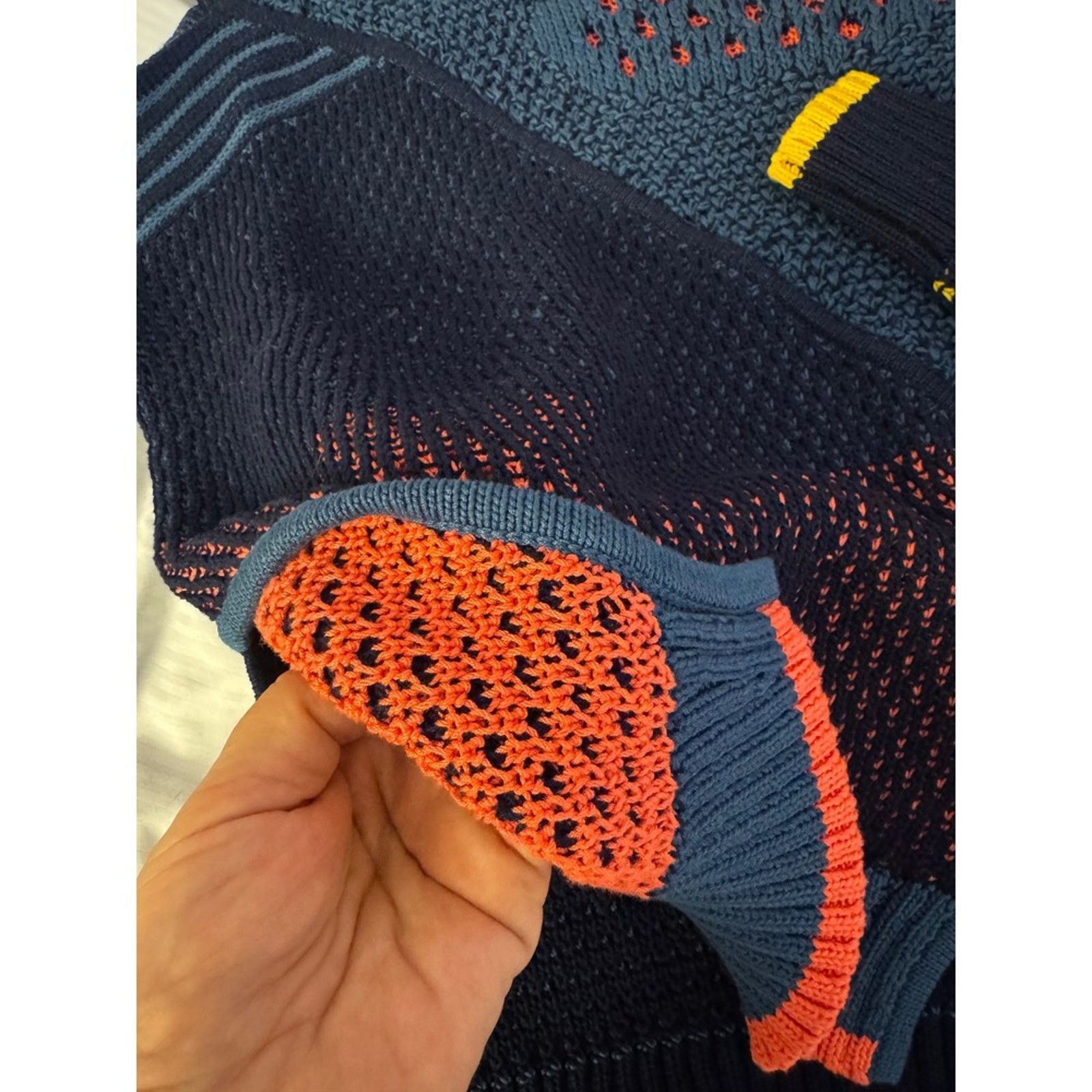 Prabal Gurung Prabal Gurung Colorblock Open Knit Sweater – Size S Size S / US 4 / IT 40 - 2 Thumbnail