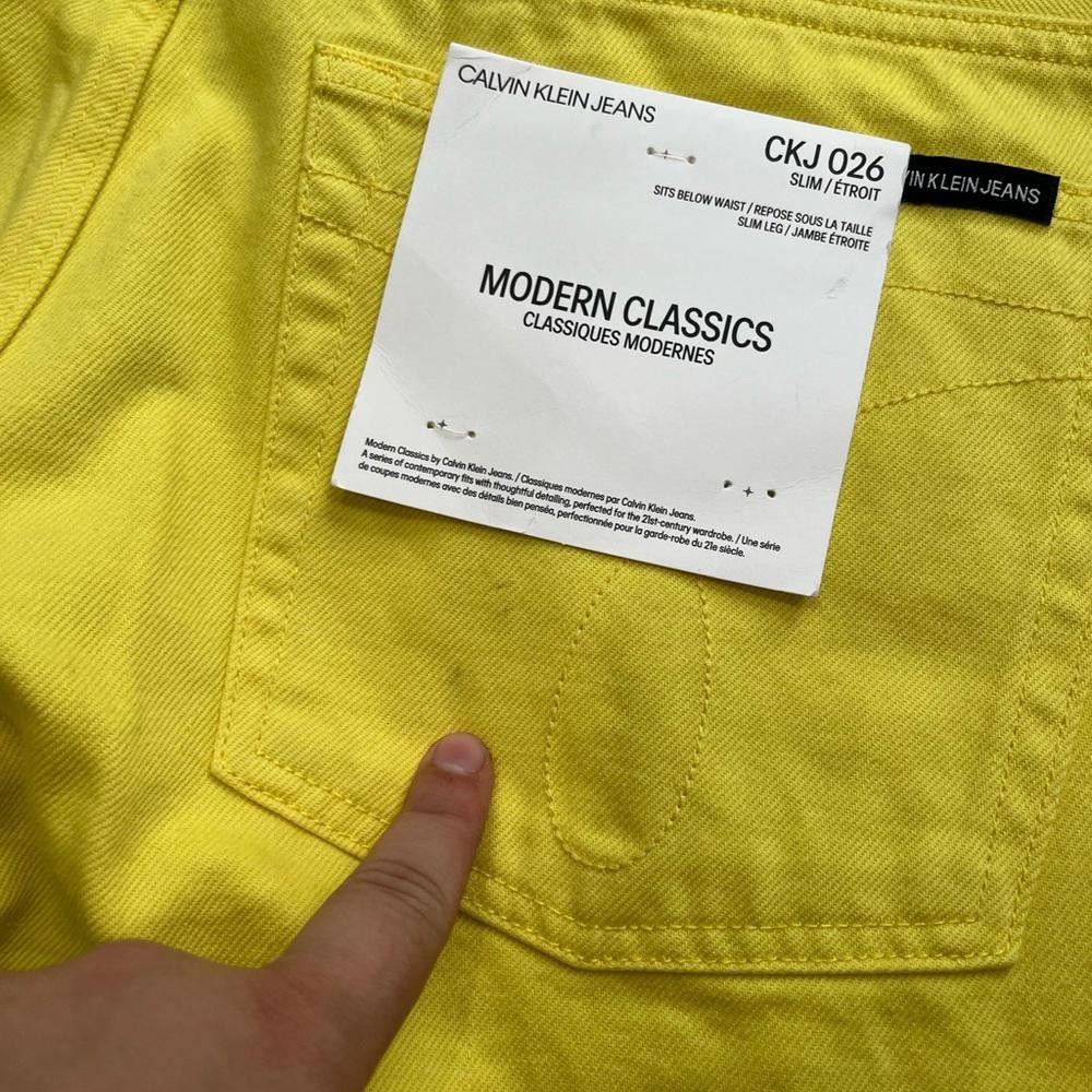 Designer Calvin Klein jeans modern classics slim pants Size 32" / US 10 / IT 46 - 11 Thumbnail