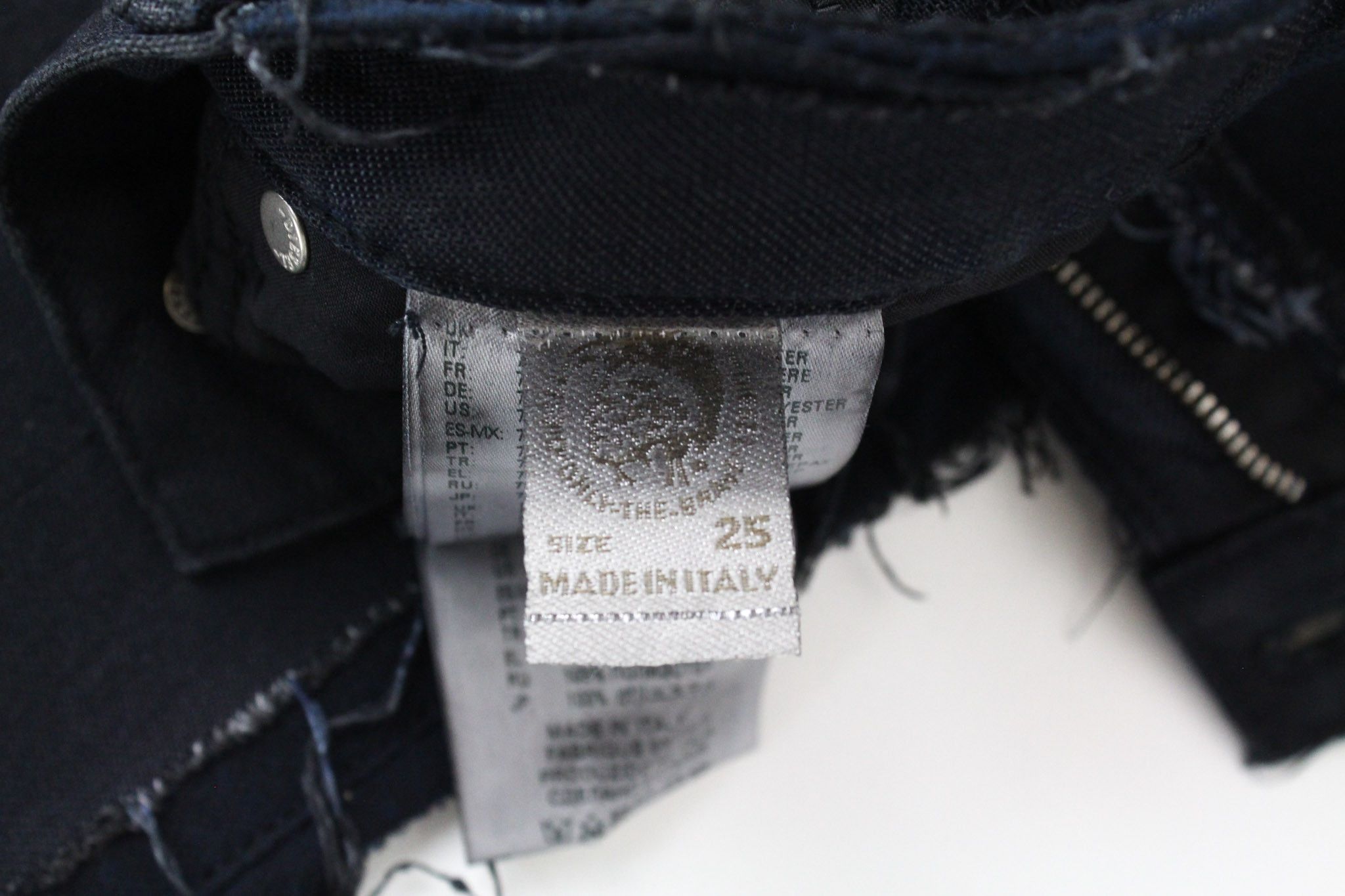 Diesel NICLAH 084NI W25/L32 Blue High Waist Jeans 70520 Size 25" / US 0 / IT 36 - 7 Thumbnail