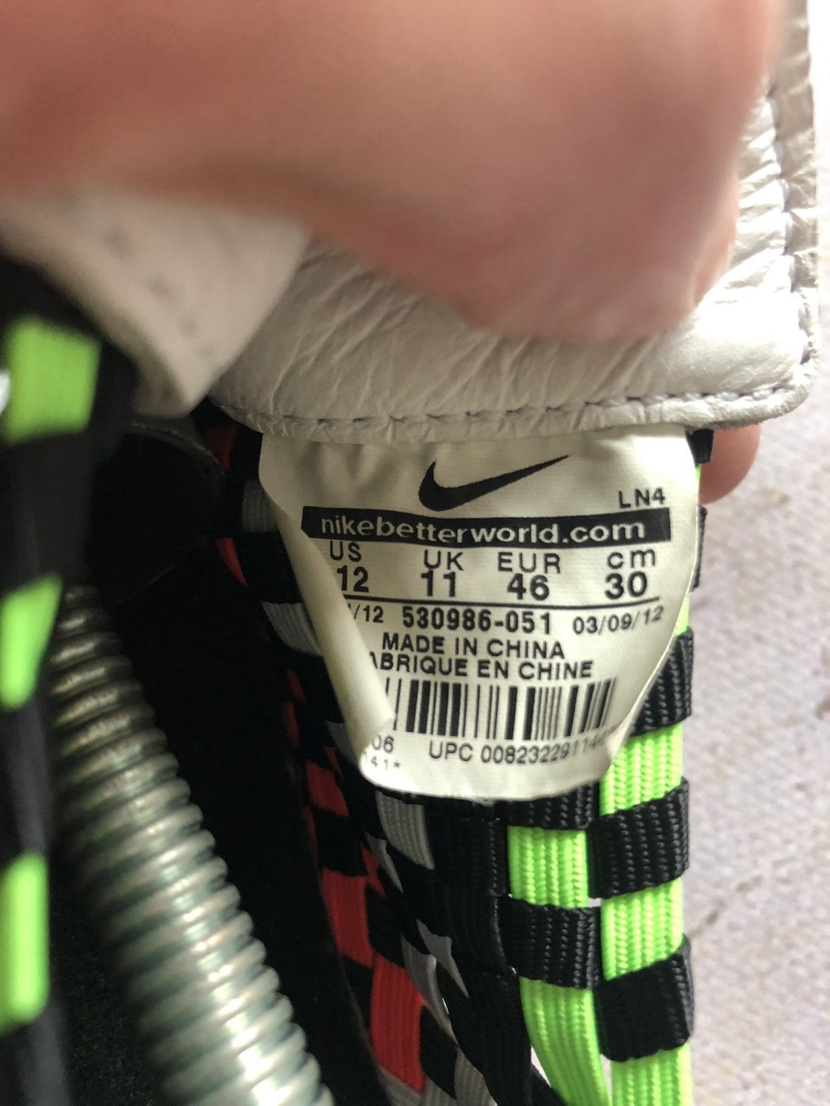 Nike Very rare Nike Air Woven Rainbow Multicolor sneakers Size US 12 / EU 45 - 6 Thumbnail