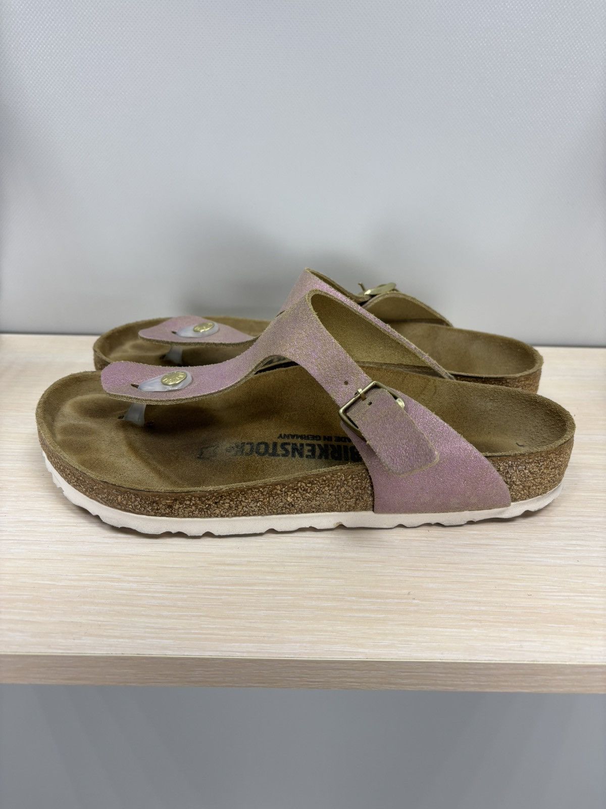 Birkenstock Womens slippers Birkenstock Size 38 Color Pink Size US 8 / IT 38 - 5 Thumbnail
