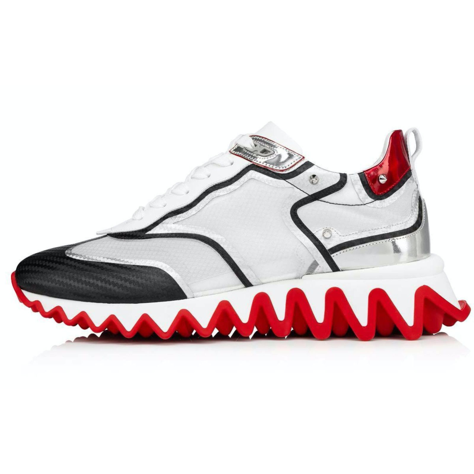 Christian Louboutin Christian Louboutin Mens Sharkina Uomo Flat Black Platform Size US 9 / EU 42 - 3 Thumbnail