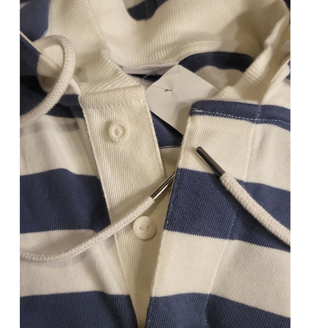 Brooks Brothers NWT Brooks Brothers Cotton Hoodie Rugby Heavyweight Navy L Size US L / EU 52-54 / 3 - 3 Thumbnail