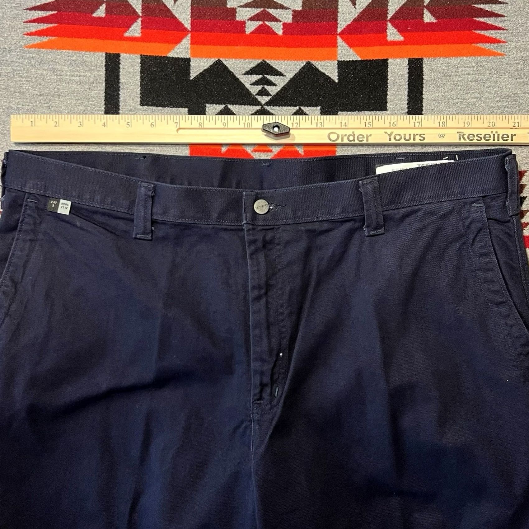Carhartt Carhartt Pants Mens 42x30 Navy Flame Resistant Workwear B9 Size US 42 / EU 58 - 3 Thumbnail