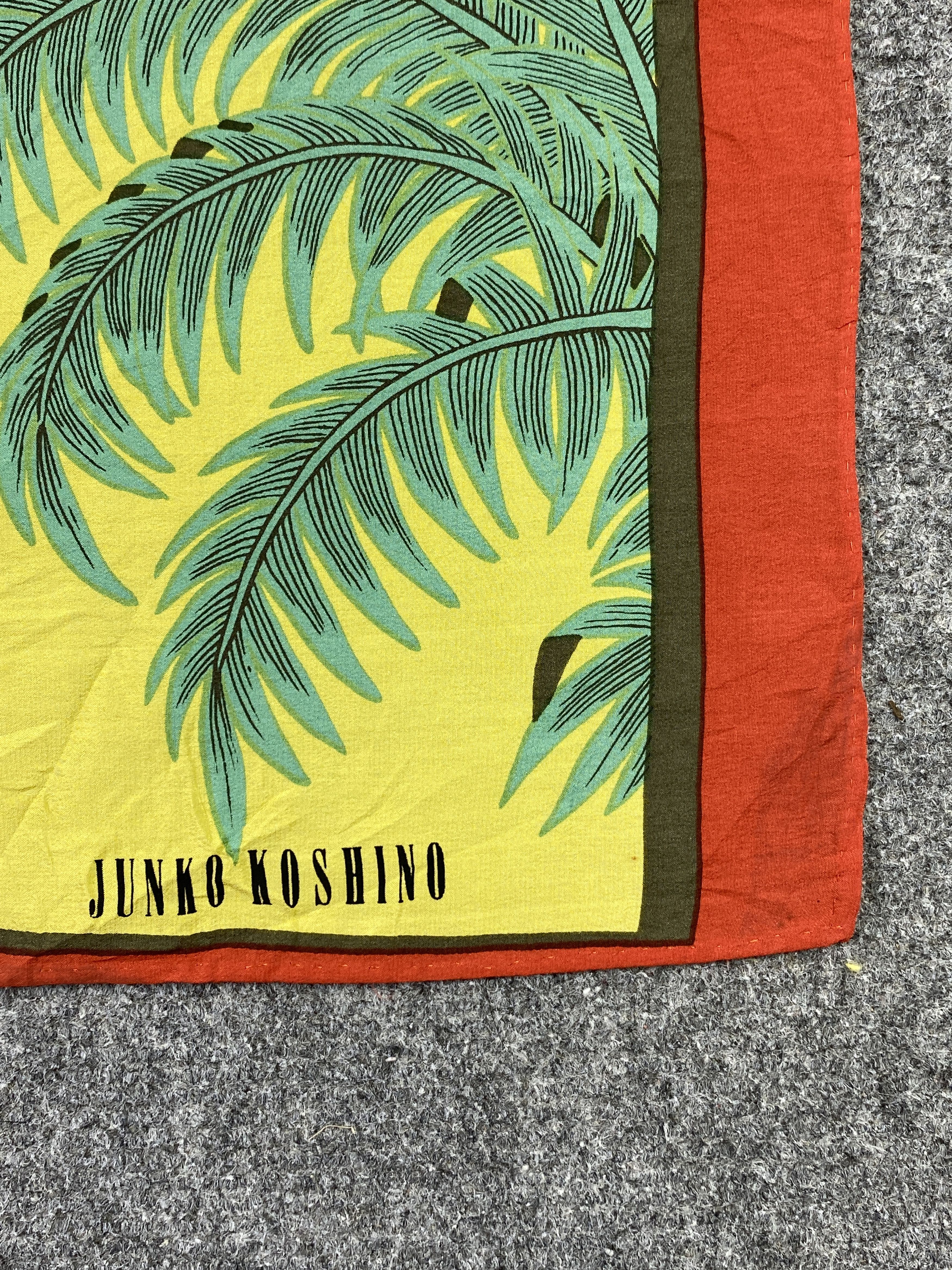 Other Vintage Junko Koshino Silk Scarf / Silk Shawl SN0273 Size ONE SIZE - 9 Thumbnail