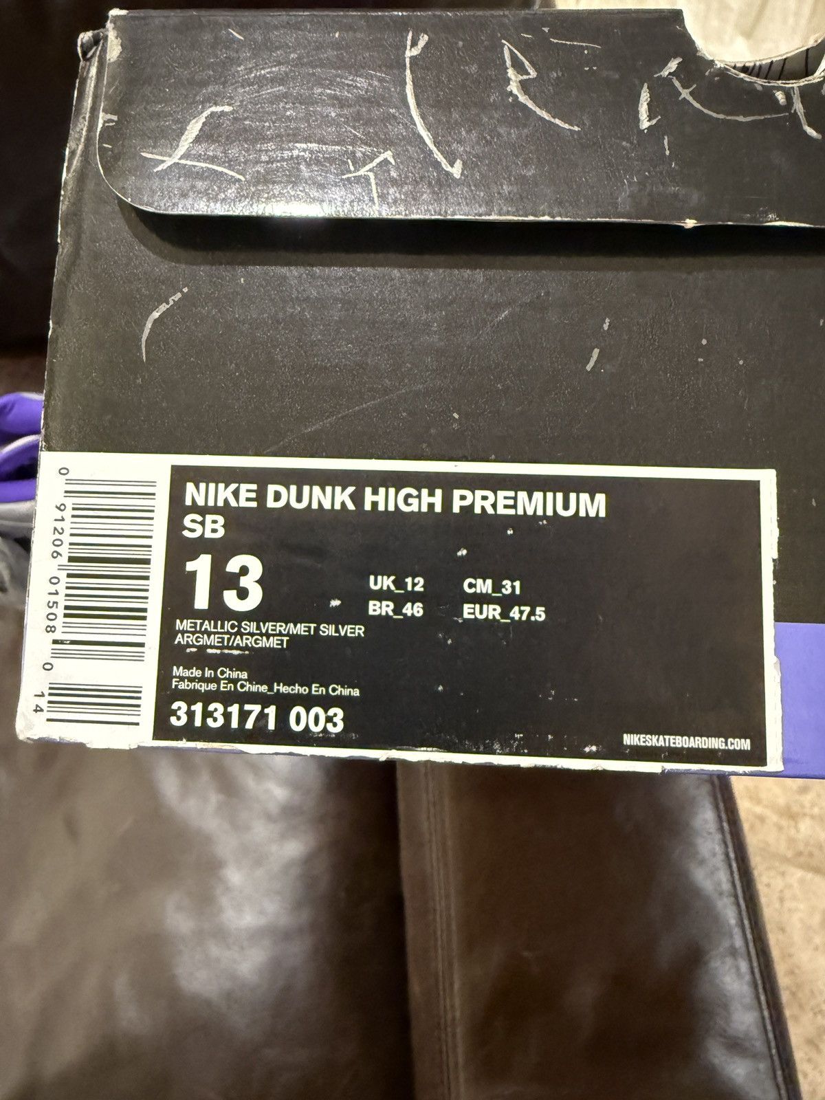 Nike Nike SB Dunk High Dinosaur Jr 2007 - 13M - New DS 313171-003 Size US 13 / EU 46 - 9 Thumbnail