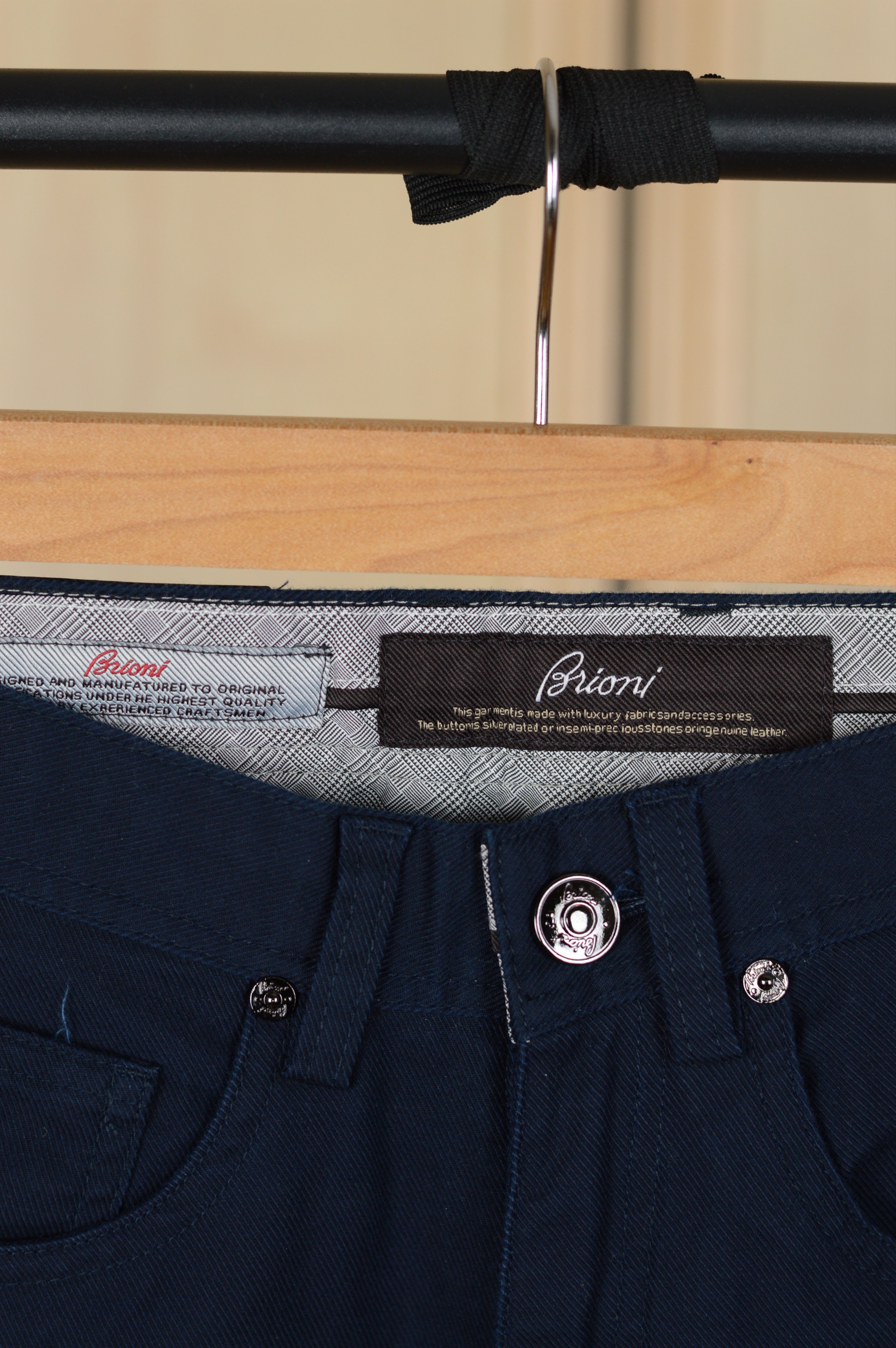 Brioni Brioni Cotton Trouser Chino Pants Size US 26 / EU 42 - 3 Thumbnail