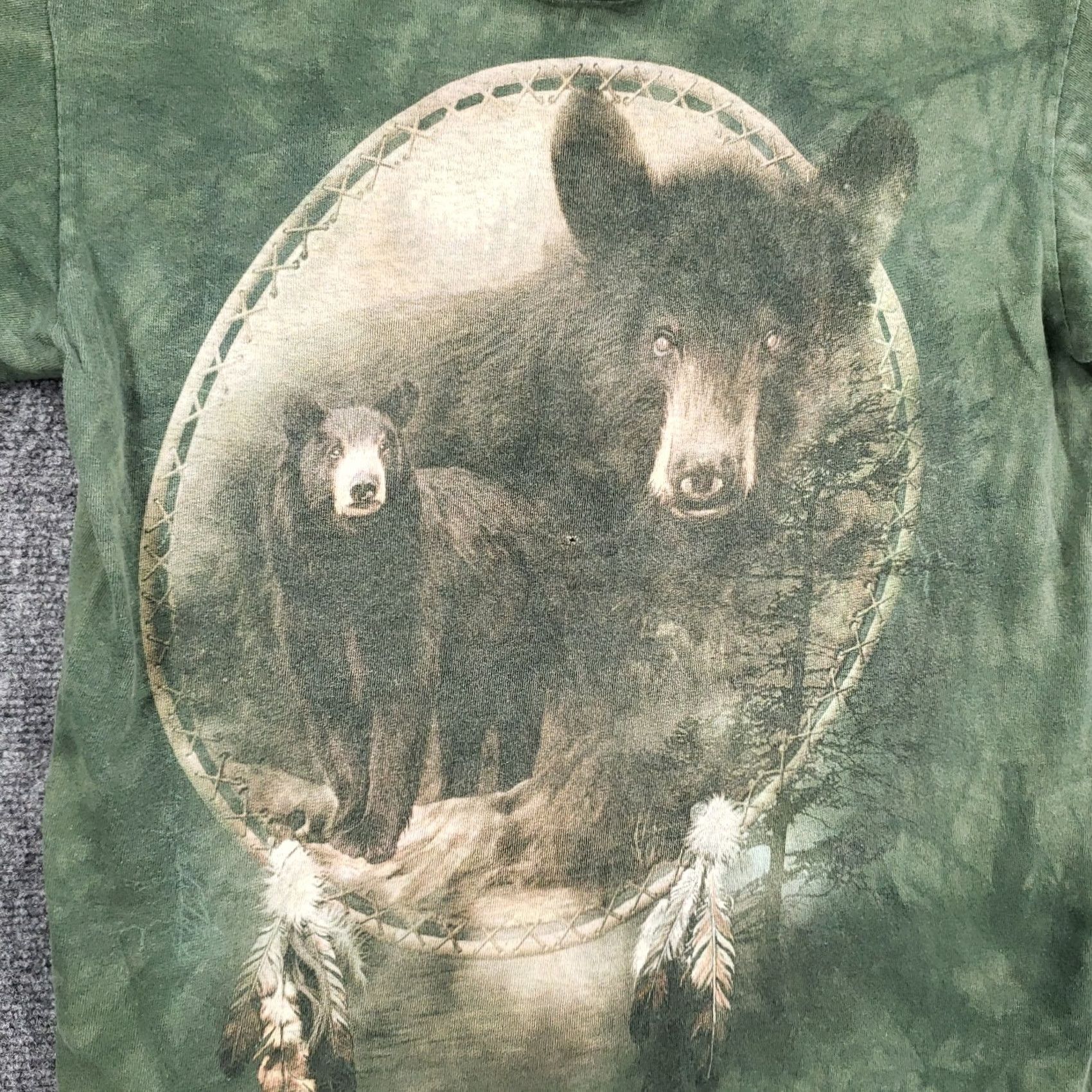 The Mountain The Mountain Bear Graphic T Shirt Mens S Small Green Lake Tahoe Size US S / EU 44-46 / 1 - 3 Thumbnail