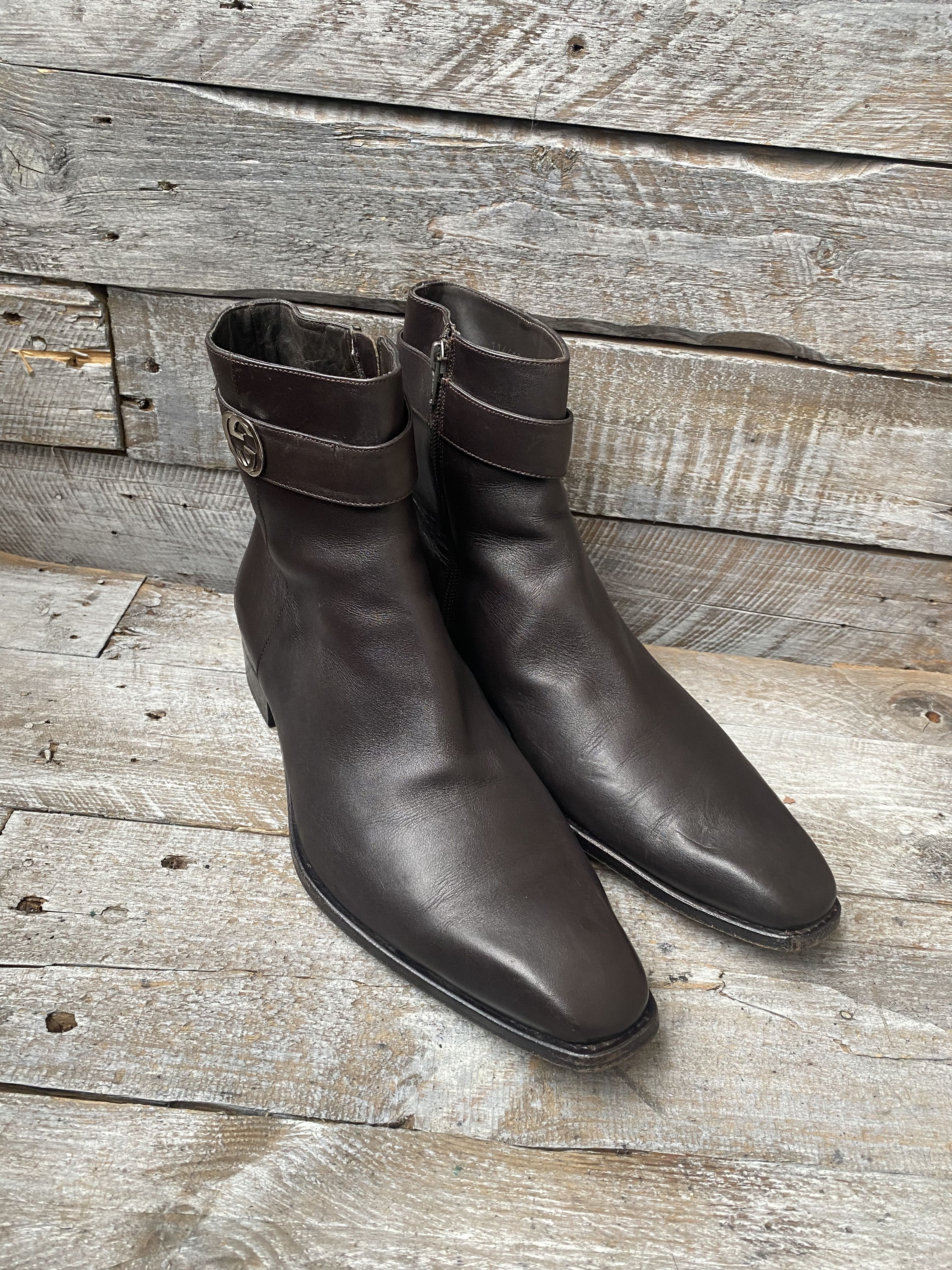Gucci Gucci tomford era gg logo zipper boots sz42.5E Size US 9.5 / EU 42-43 - 7 Thumbnail