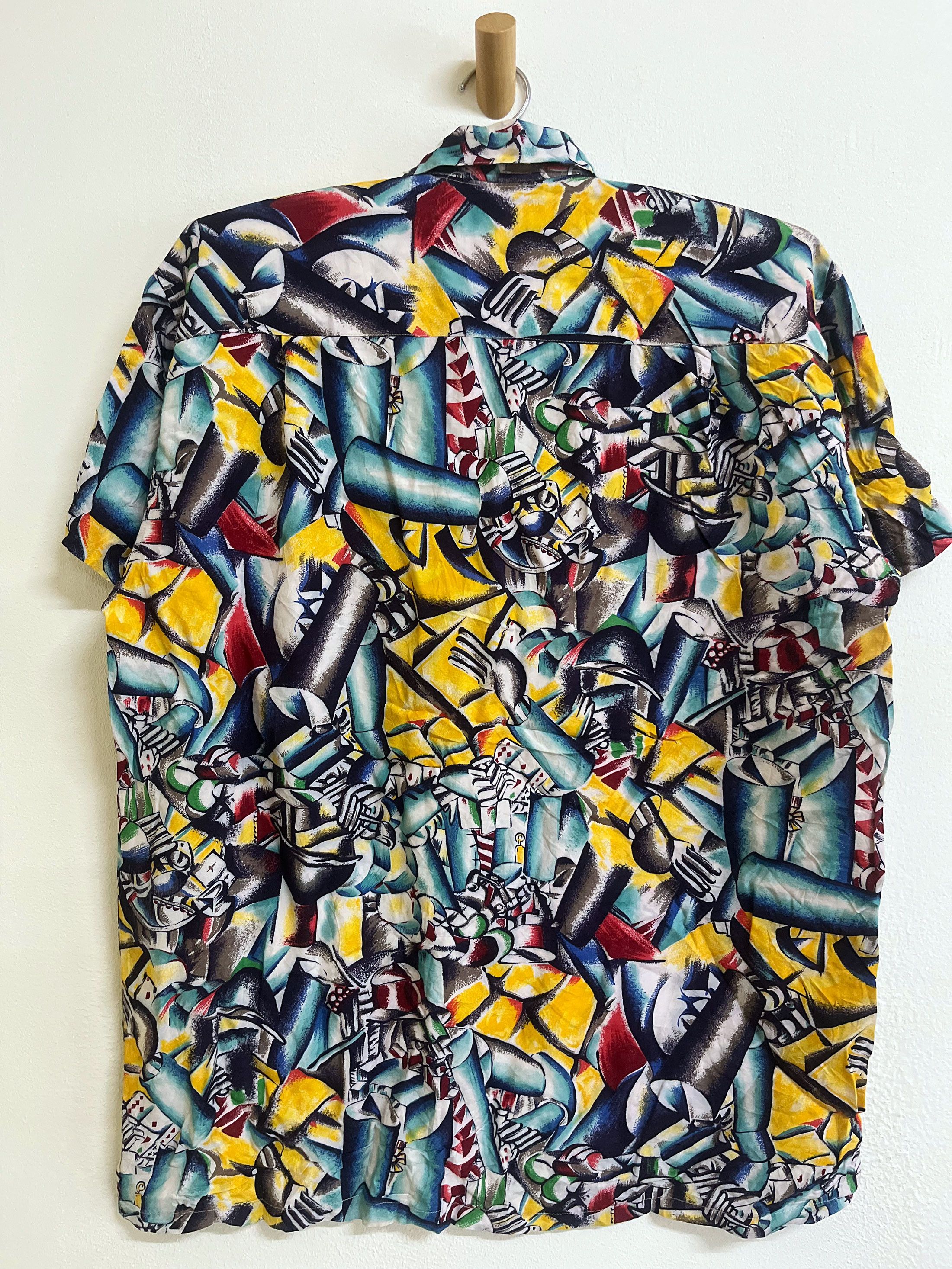 Sci-Fi Fantasy Vintage Primitive Full Printed Hawaii Hawaiian Surf Size US L / EU 52-54 / 3 - 3 Thumbnail