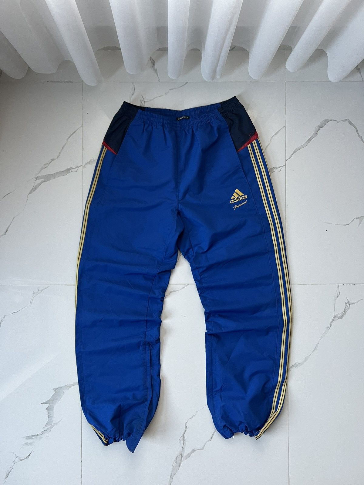 Adidas × Vintage 90's ADIDAS CLIMAPROOF PROFESSIONAL RARE BAGGY TRACK PANTS Size US 34 / EU 50 - 1 Thumbnail