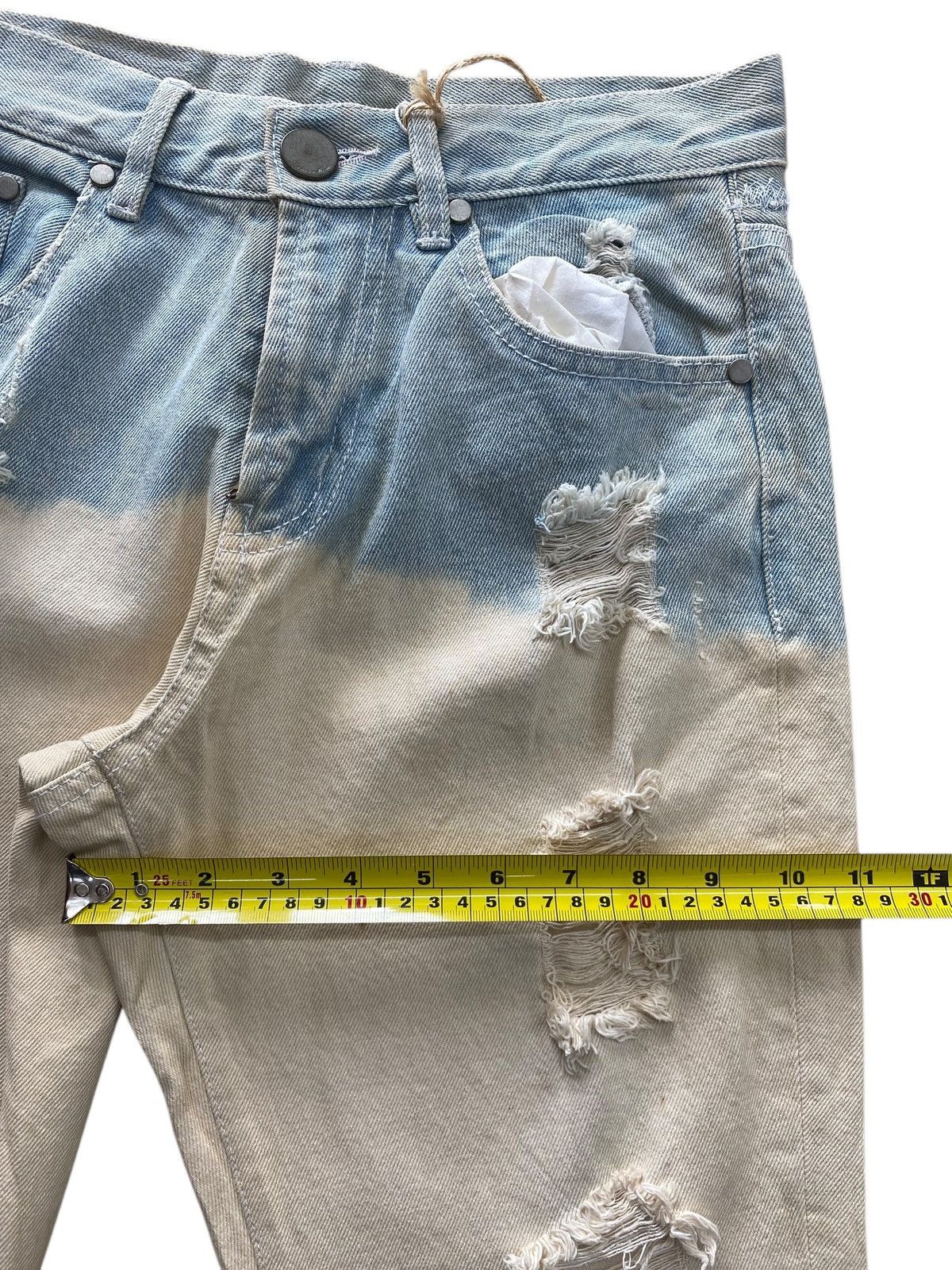 Japanese Brand Japanese Brand Distressed Style Skinny Leg Jean Size 28" / US 6 / IT 42 - 7 Thumbnail