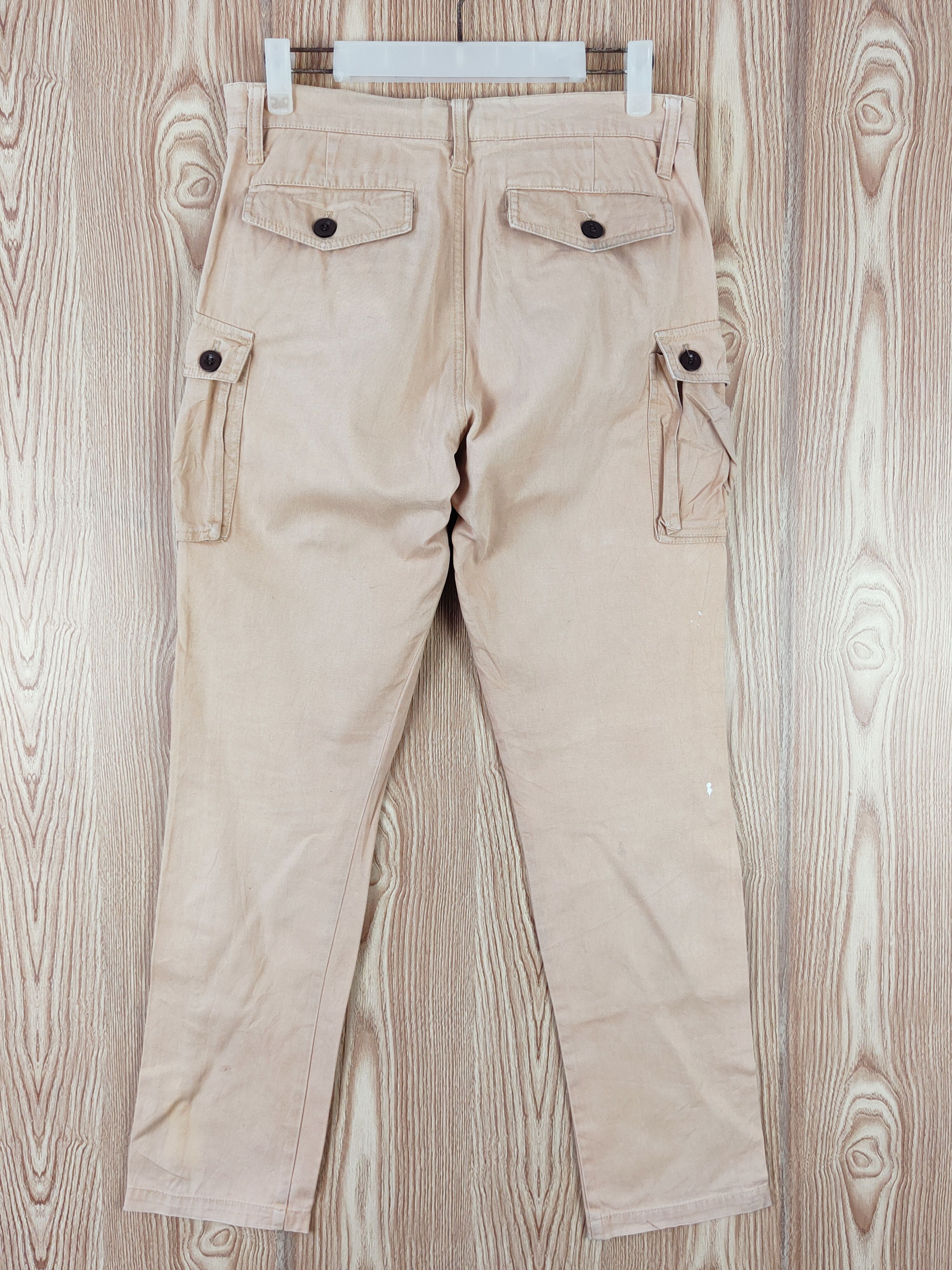 Japanese Brand Roshell Light Orange Multipocket Tactical Cargo Pants #W720 Size US 30 / EU 46 - 7 Thumbnail
