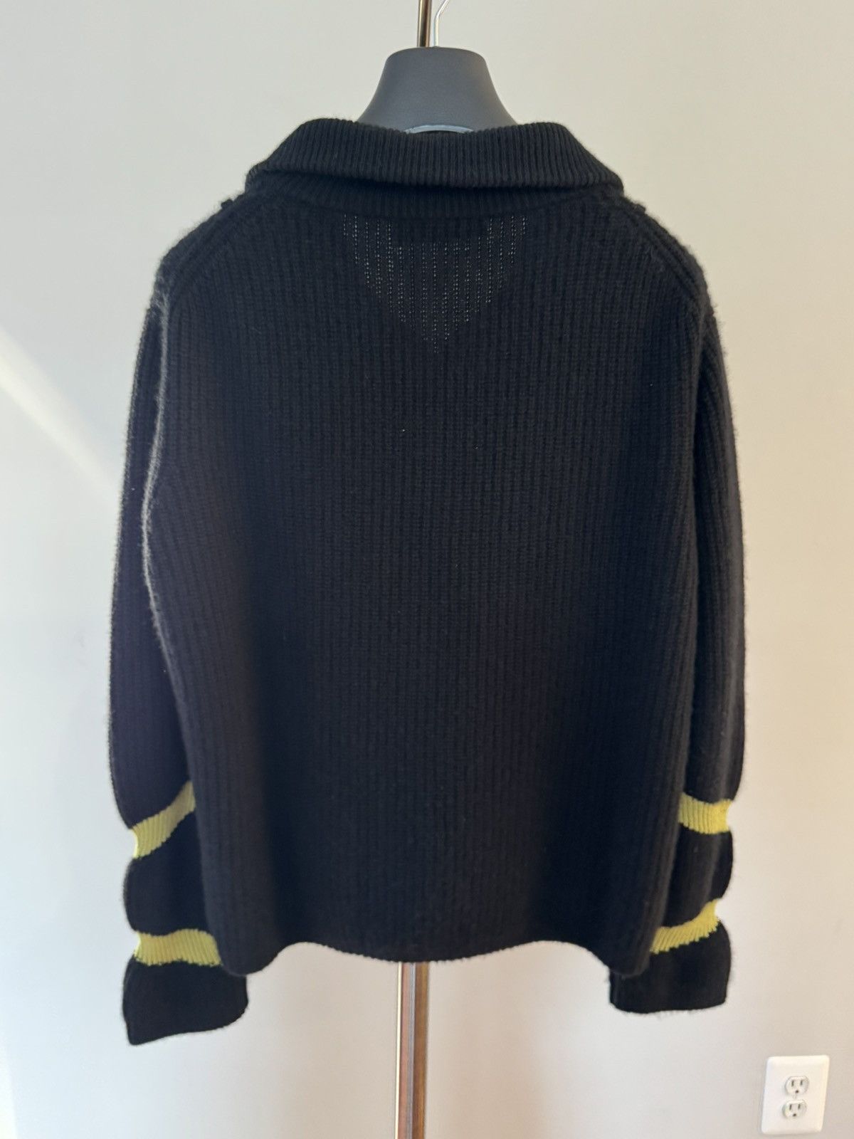 Kiko Kostadinov Cashmere KK Bourdain Knit Black Size US M / EU 48-50 / 2 - 2 Thumbnail