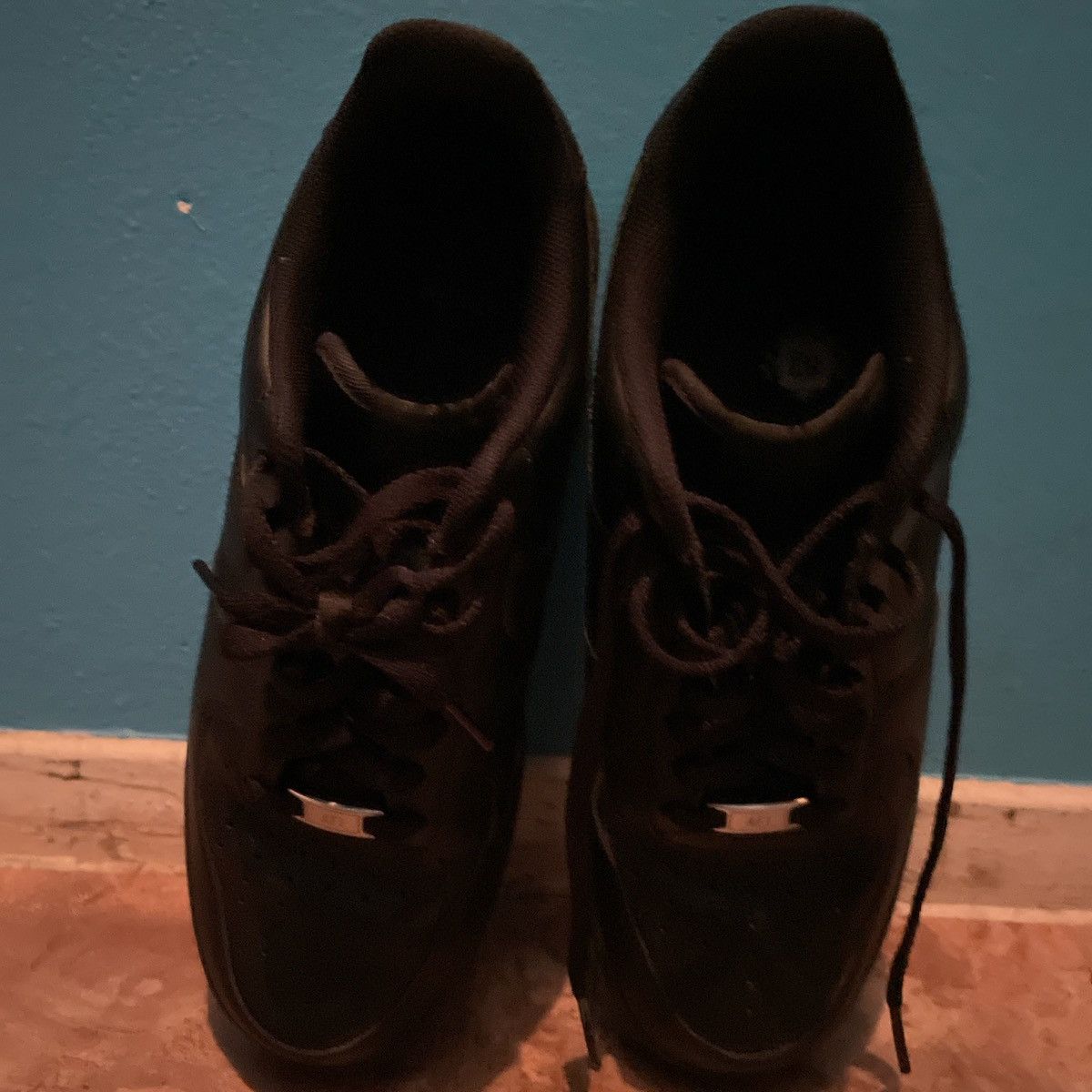 Nike Nike Black AirForces Size US 11 / EU 44 - 5 Thumbnail