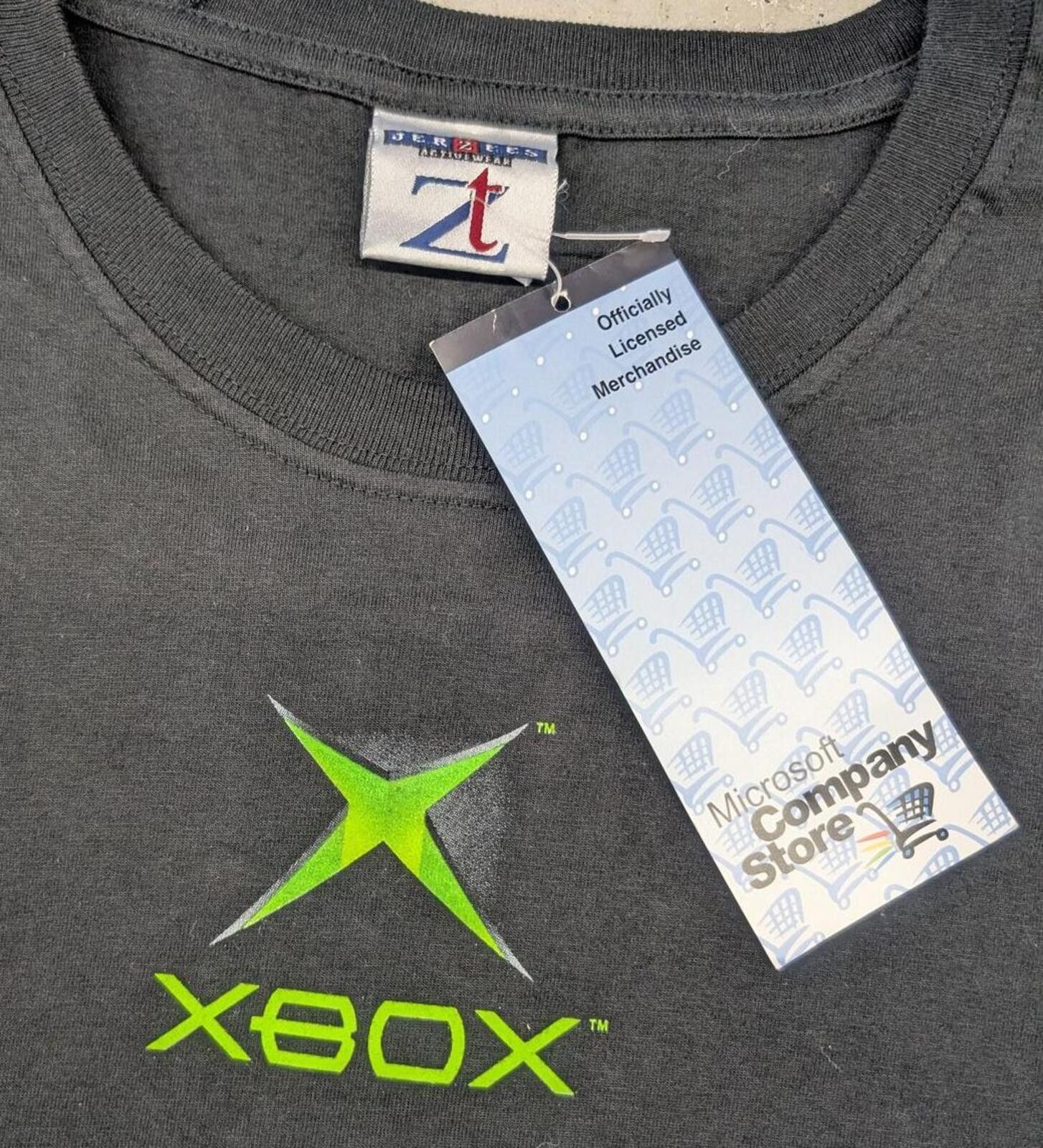 Microsoft Vintage 90s XBOX Microsoft Store NWT Promo Long Sleeve Shirt Size US XL / EU 56 / 4 - 2 Thumbnail
