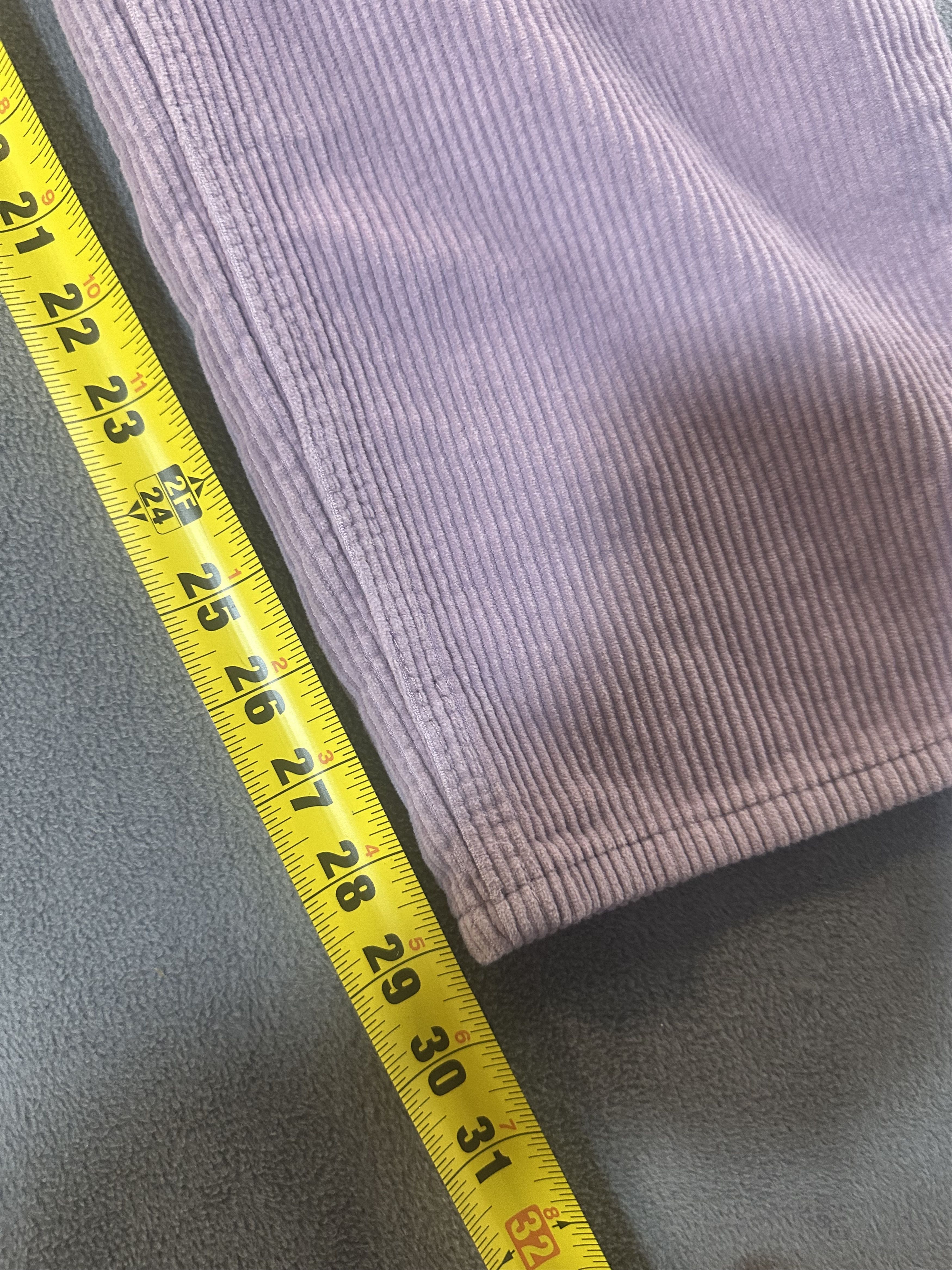 Empyre Empyre Tori Sk8 Baggy Corduroy Pants Sz 8 lavender 90s Y2K Size 30" / US 8 / IT 44 - 9 Thumbnail