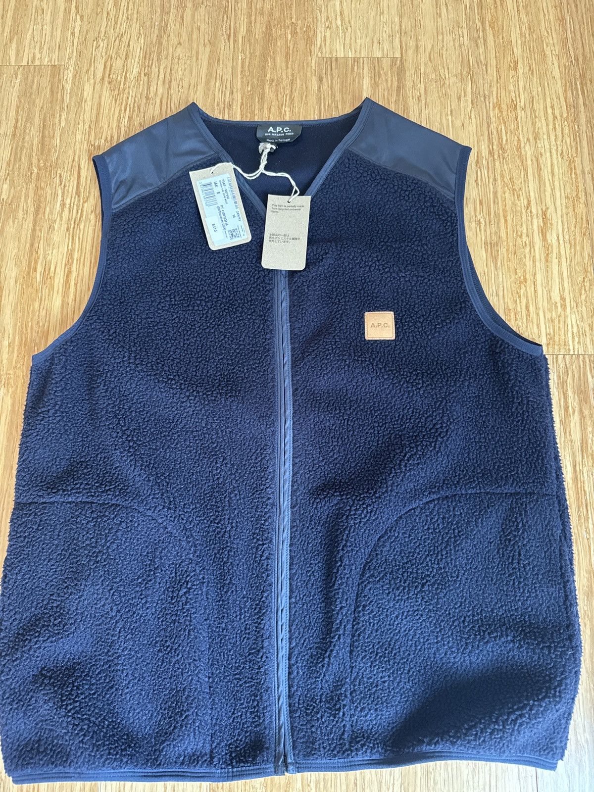 Fleece and shell vest