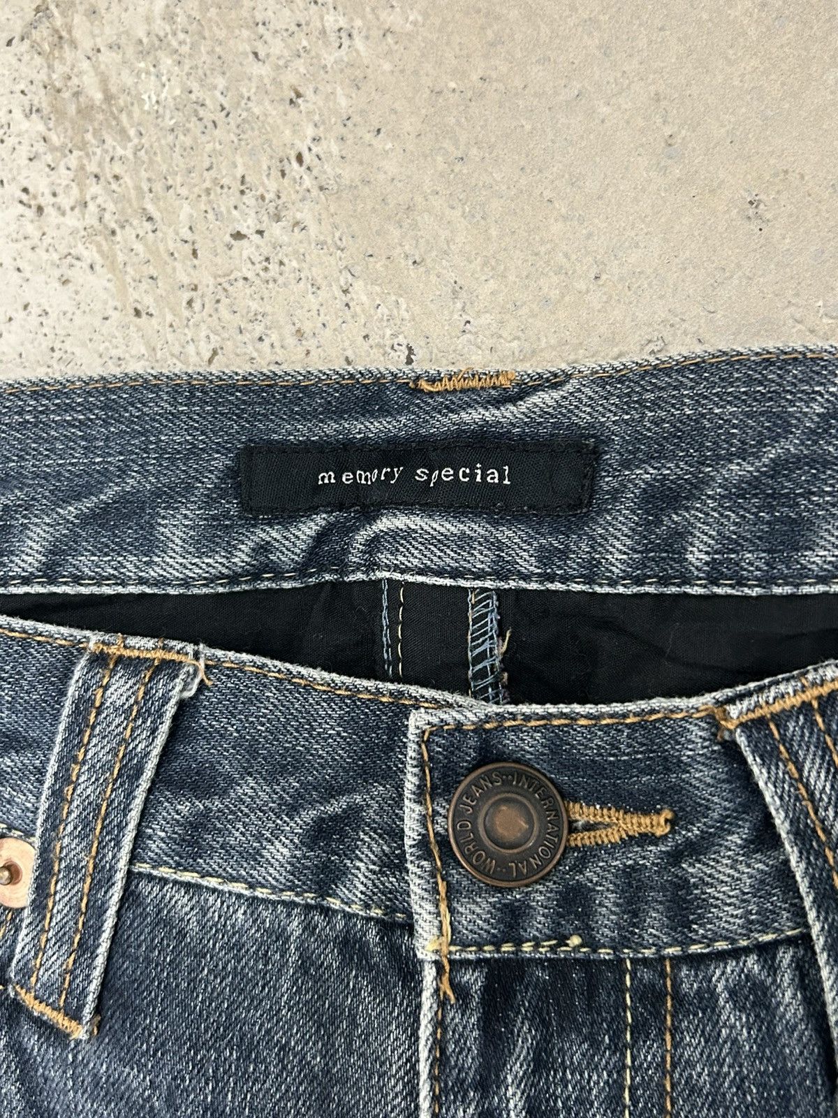 GOSTAR DE FUGA Memory Special Washed Black Clawn Marks Distressed Size US 30 / EU 46 - 13 Thumbnail