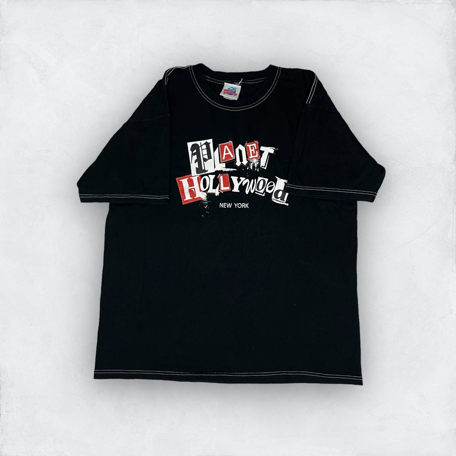 Planet Hollywood × Vintage Planet Hollywood Men Black Cotton Short Sleeve T-Shirt Large Size US L / EU 52-54 / 3 - 1 Thumbnail