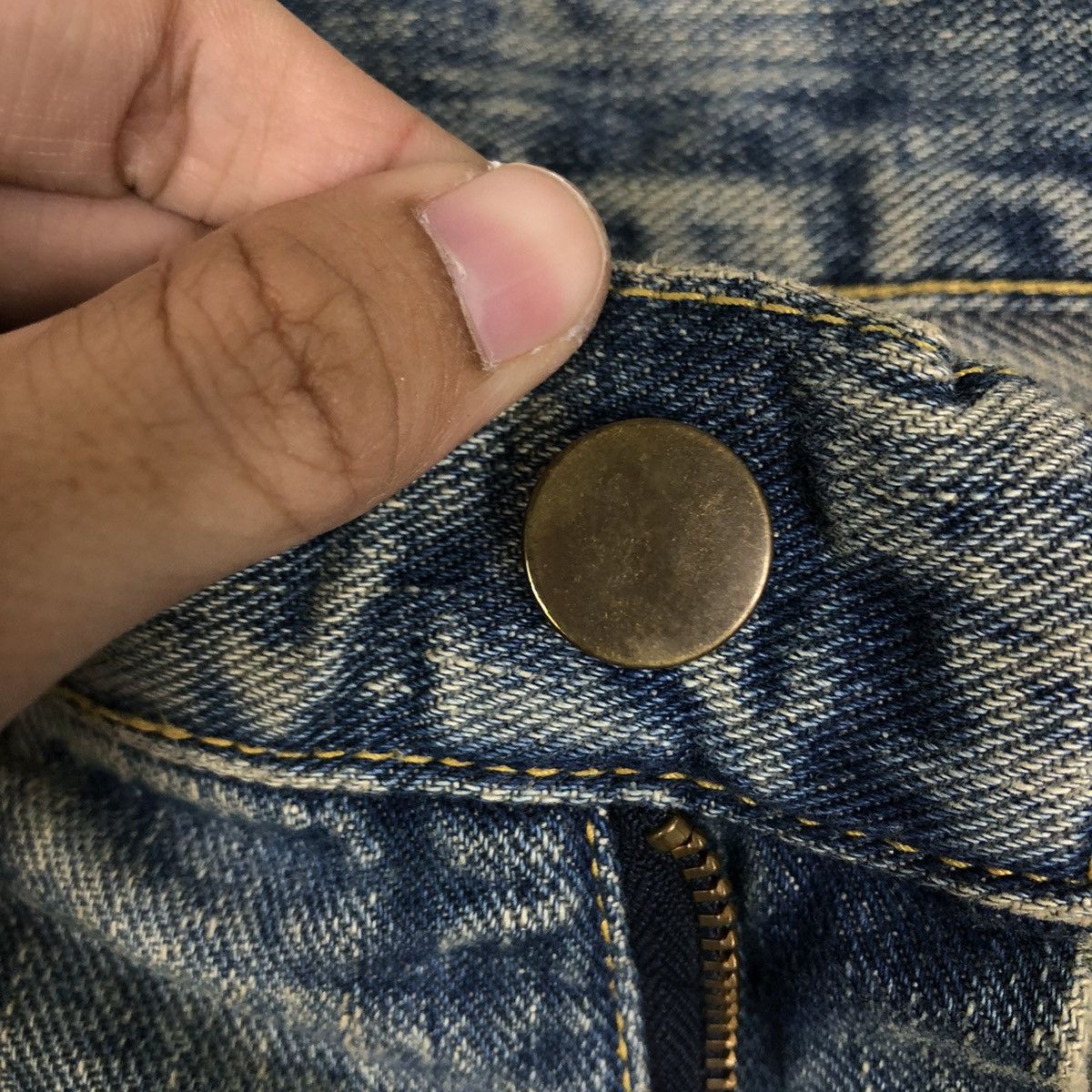 Japanese Brand 🔥90’s Vintage Distressed Denim Jeans Men’s Melrose Japan Size US 32 / EU 48 - 14 Thumbnail