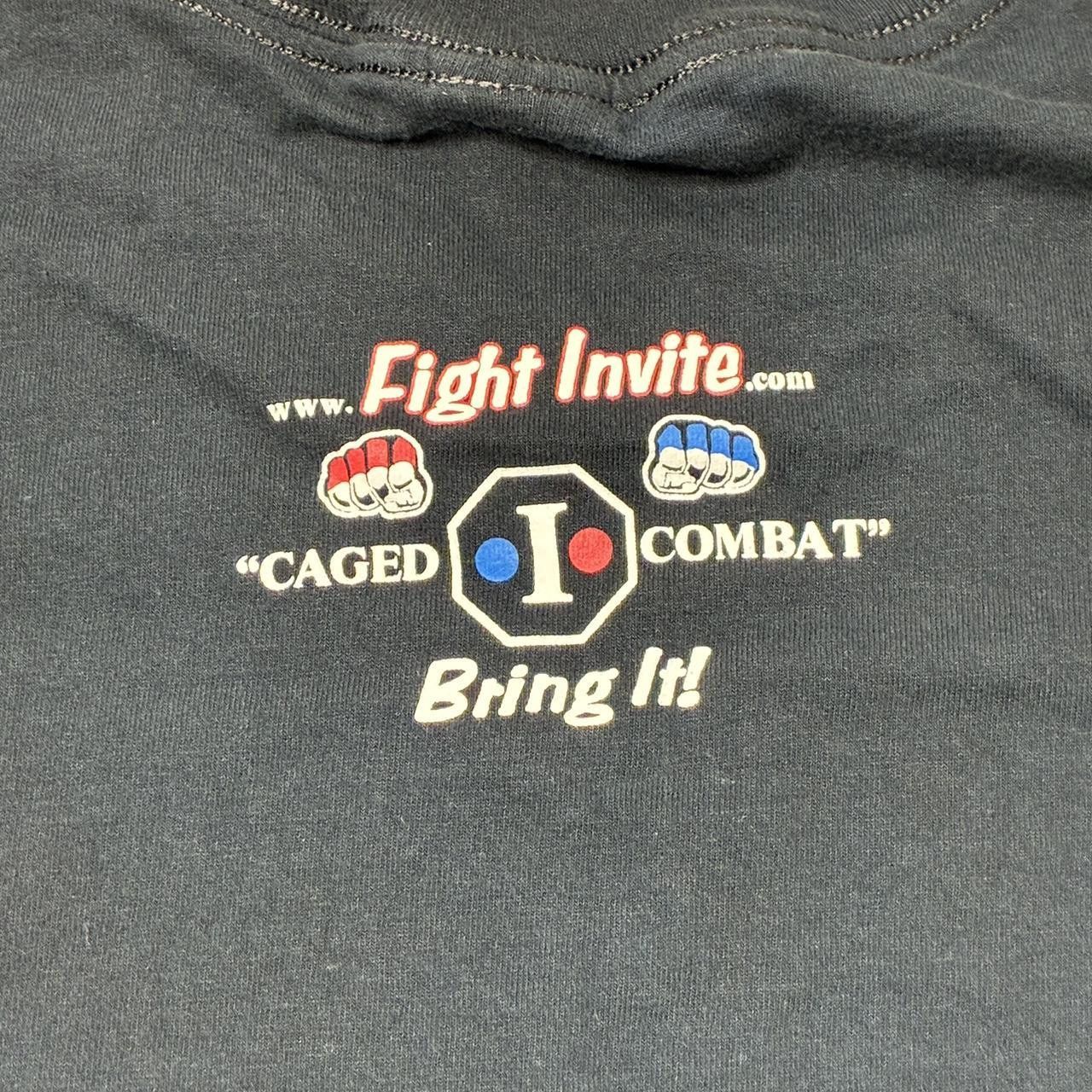 Gildan Fight Invite Black Y2K MMA Tee Size 2XL Size US XXL / EU 58 / 5 - 3 Thumbnail