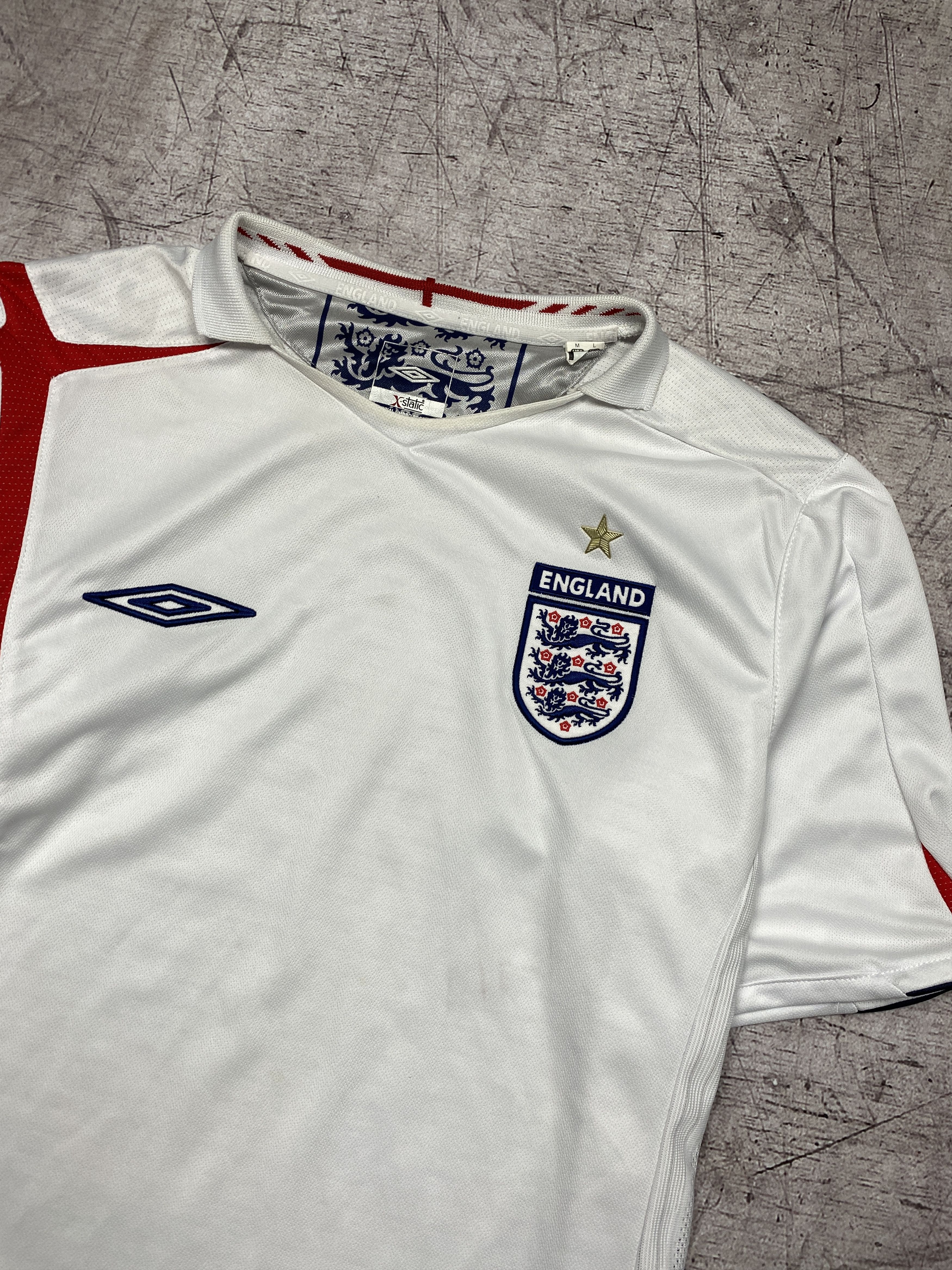 Umbro × Vintage Umbro England Vintage Mens Soccer Jersey T-Shirt Size US M / EU 48-50 / 2 - 2 Thumbnail
