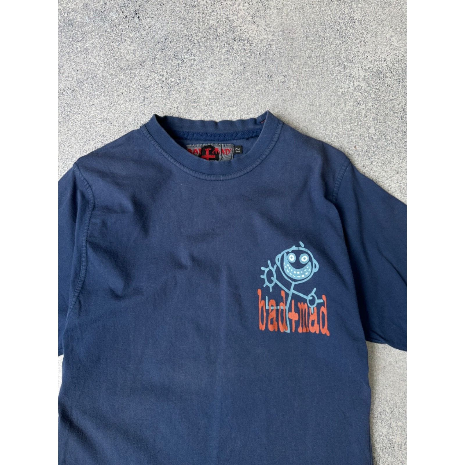 Vintage VTG Bad+Mad Skateboard Streetwear T-shirt Size US XS / EU 42 / 0 - 10 Thumbnail