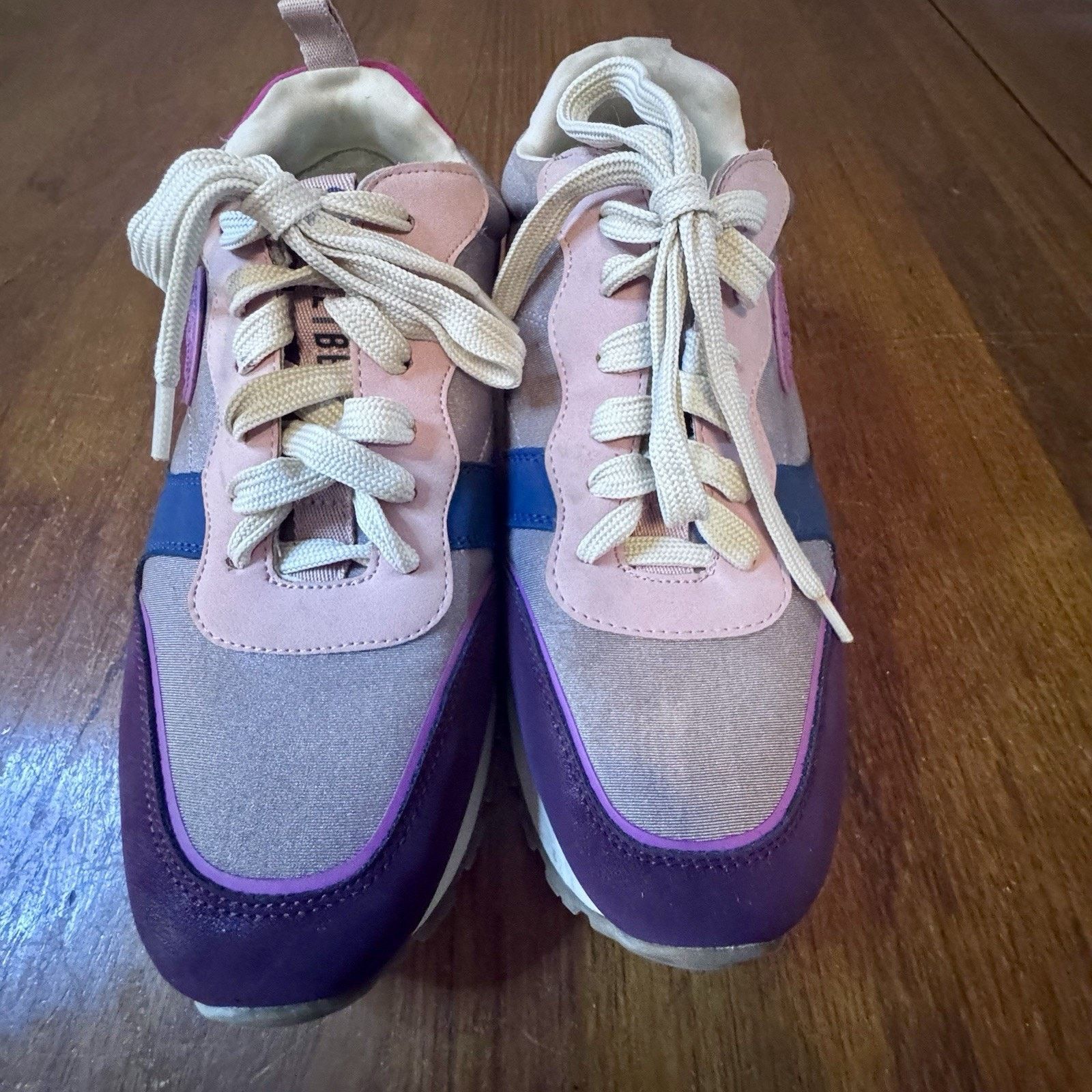 & Other Stories Sam & Libby Women’s Sneakers Size 9M Pink Purple Casual Lace Size US 9 / IT 39 - 3 Thumbnail