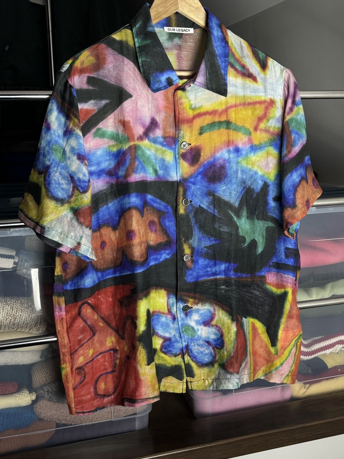 Our Legacy Our Legacy Landscape Daylight Graffiti Art Acid Box Shirt Size US M / EU 48-50 / 2 - 2 Thumbnail