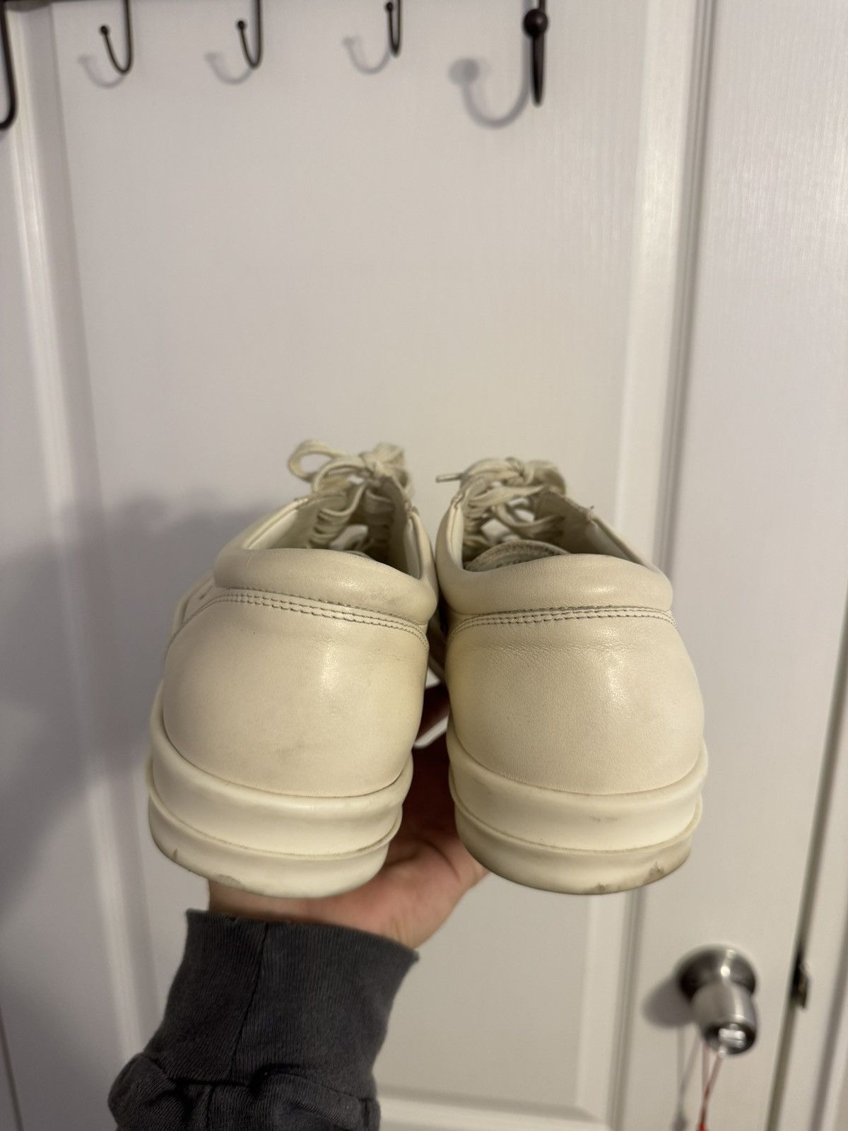 Rick Owens Rick Owens Vintage Leather Milk Vans Size US 10 / EU 43 - 5 Thumbnail