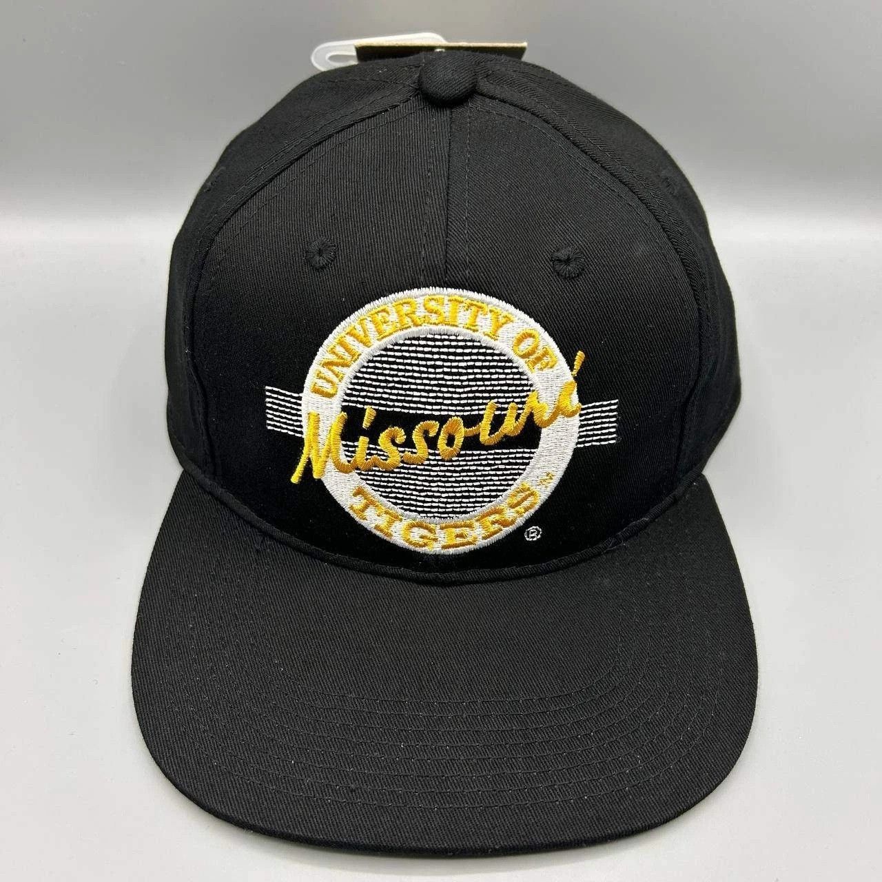 The Game Vintage Missouri Tigers Hat Men Black NCAA Snap Back Cotton Size ONE SIZE - 1 Thumbnail