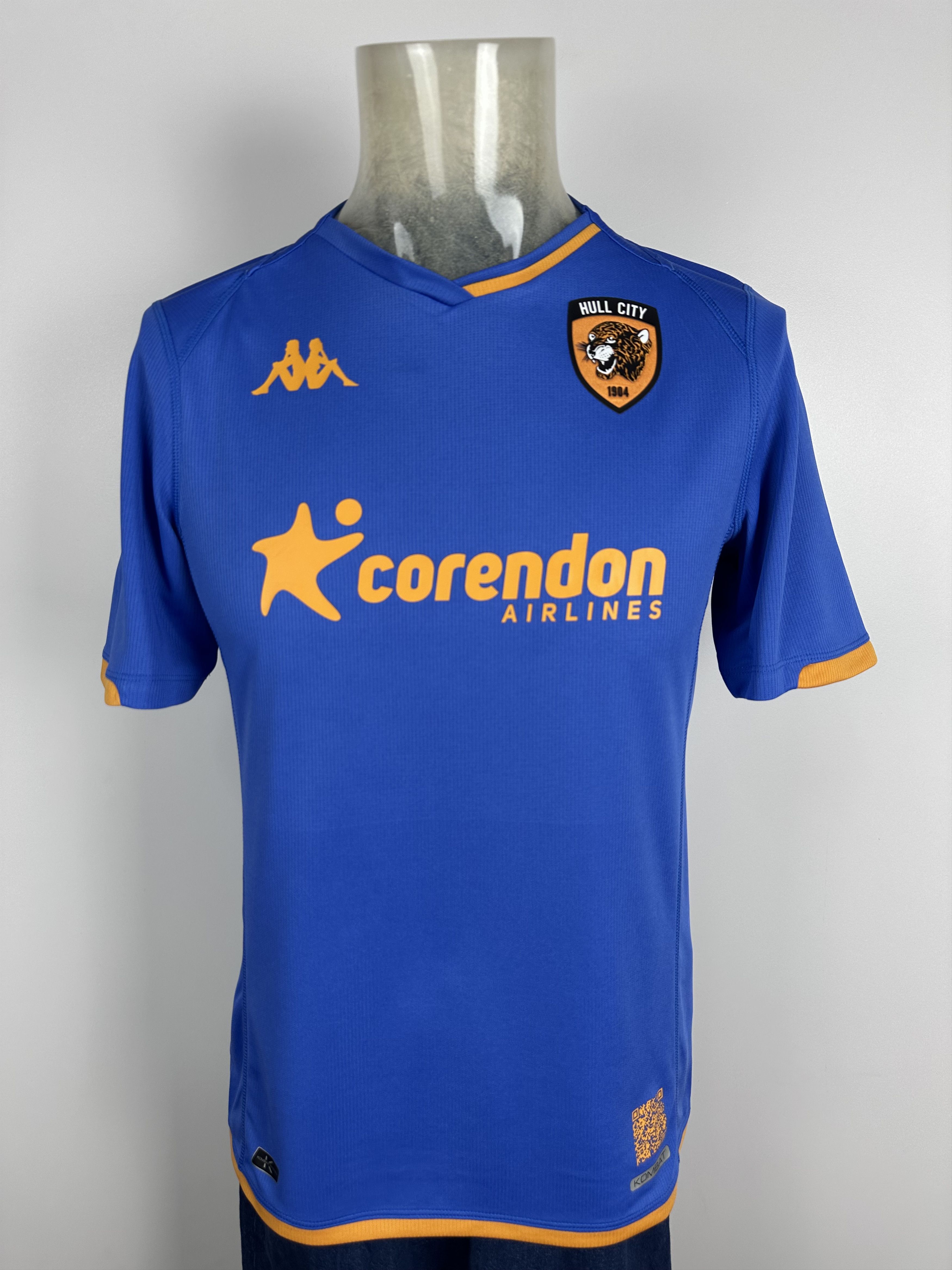 Kappa HULL CITY 2022 2023 THIRD FOOTBALL SHIRT SOCCER JERSEY KAPPA Size US S / EU 44-46 / 1 - 1 Thumbnail