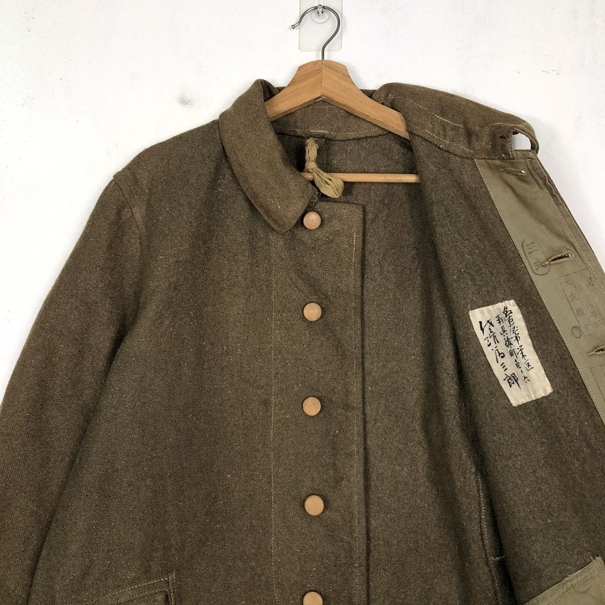 Vintage 🔥VINTAGE 1940’s LONG JACKET WOOL MILITARY USA FORCES USN Size US M / EU 48-50 / 2 - 12 Thumbnail