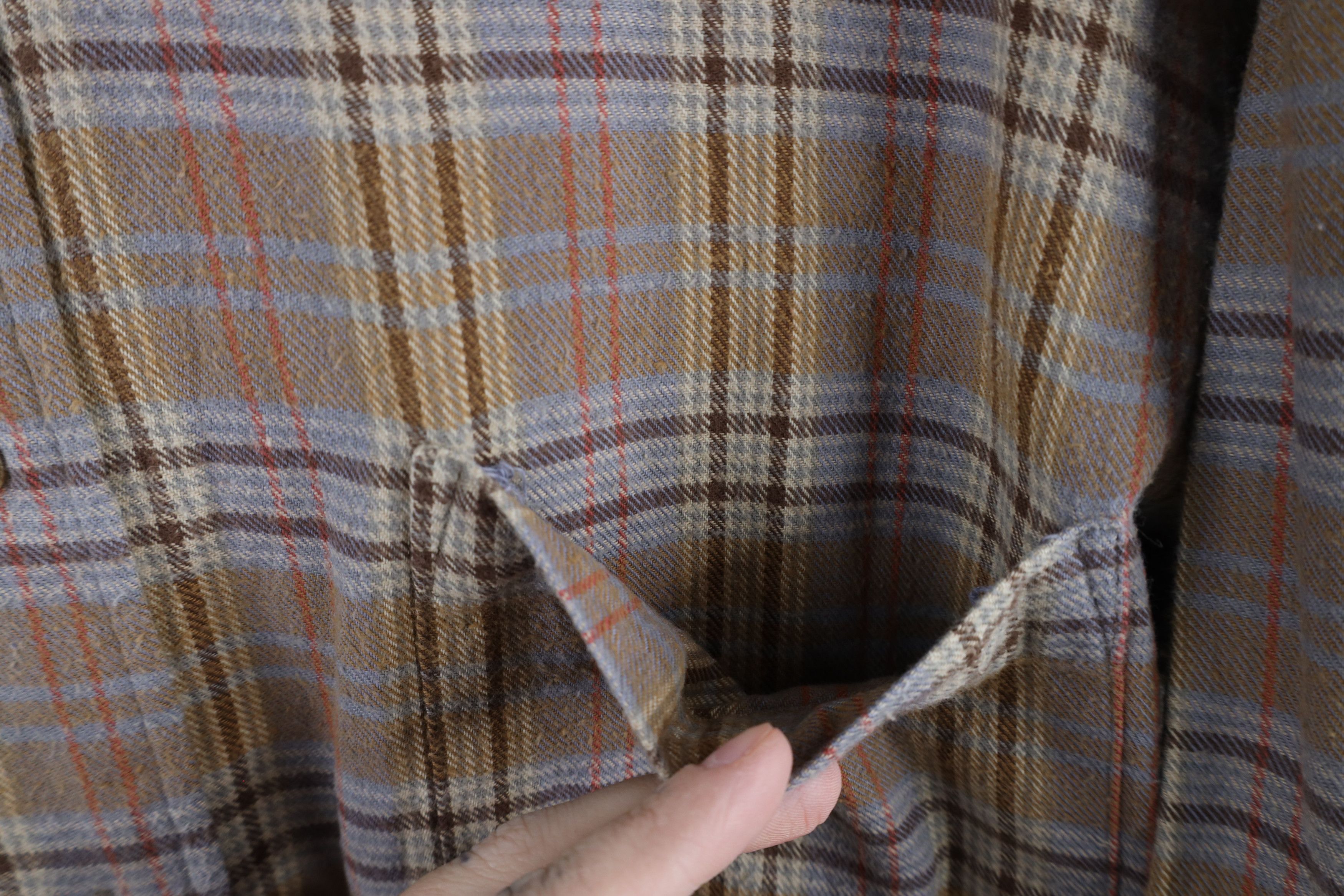 Vintage Vintage 90s Streetwear Flannel Button Down Shirt Plaid Size US L / EU 52-54 / 3 - 4 Thumbnail