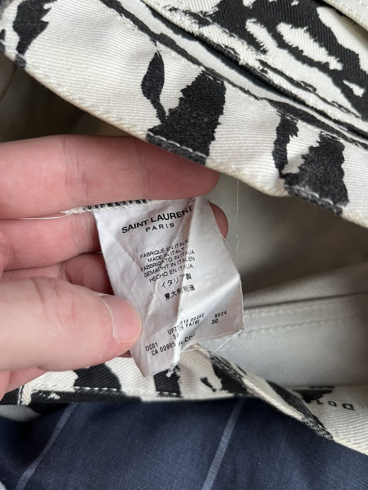 Saint Laurent Paris Saint Laurent SS14 Zebra D02’s Size 30" / US 8 / IT 44 - 6 Thumbnail