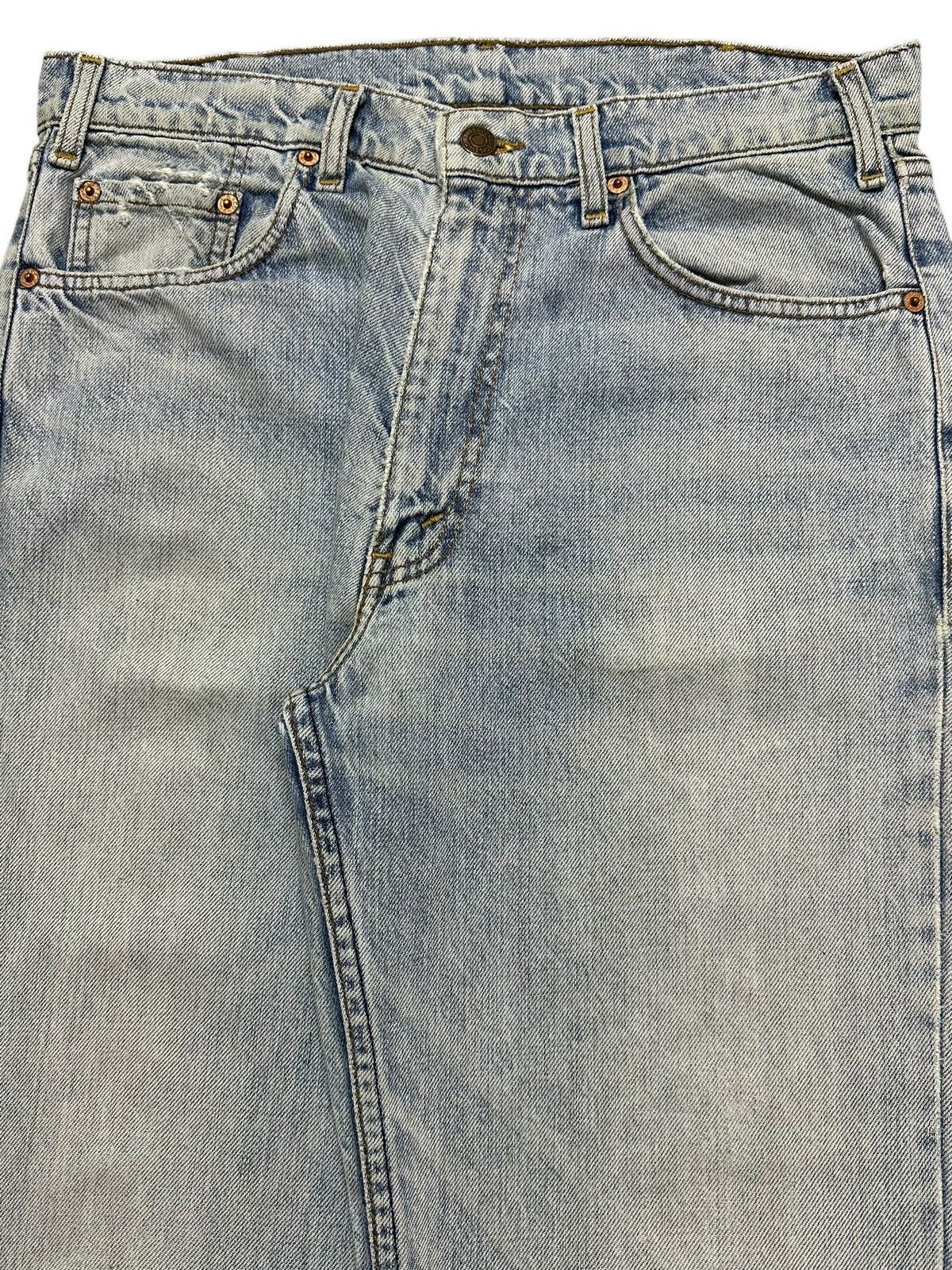 Levi's Vintage 90s Levis 503 Light Blue Faded Wash Distress Jeans Size US 31 - 4 Thumbnail