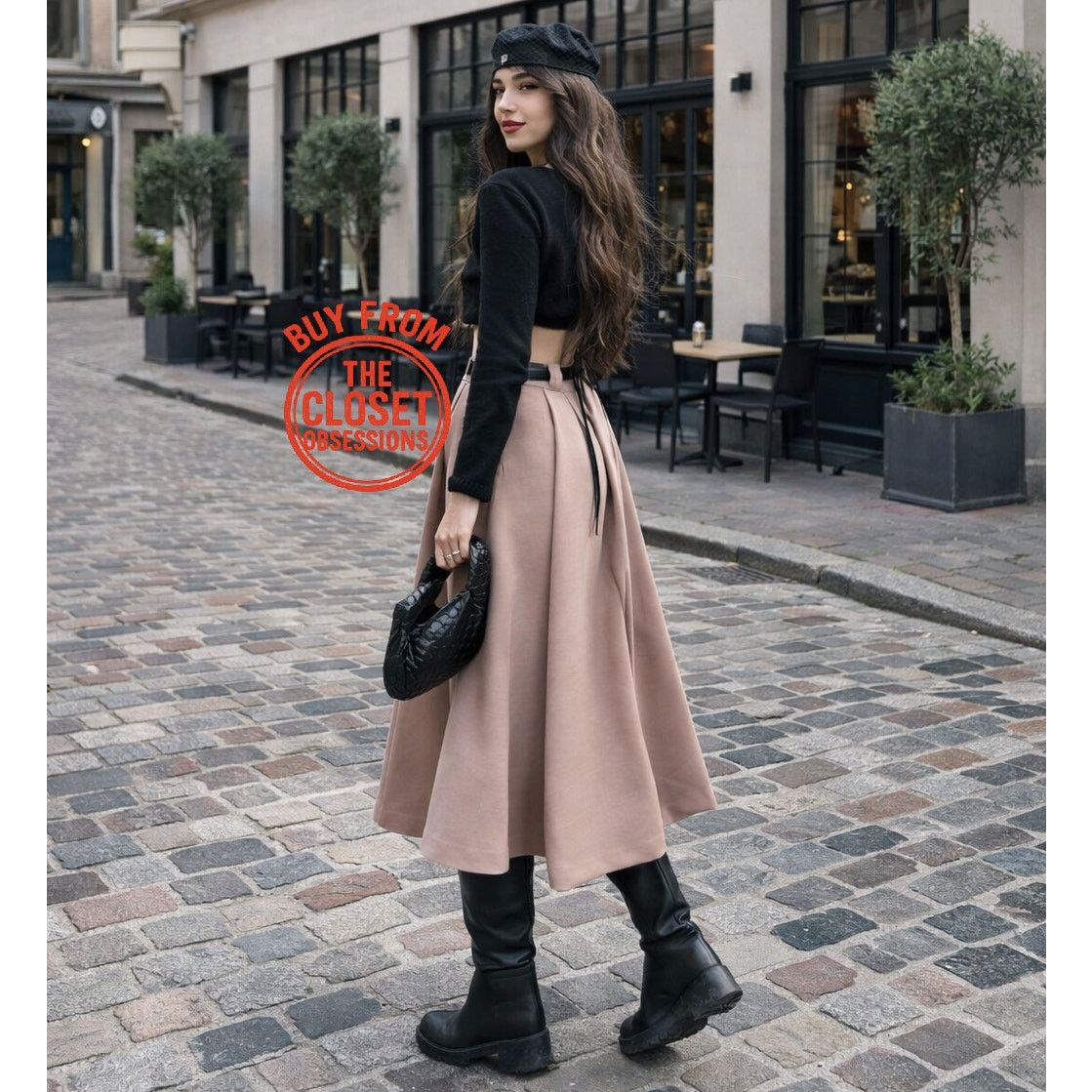 Zara ZARA Wool Blend Midi Skirt NWT Quiet Luxury High Waist Size 32" / US 10 / IT 46 - 11 Thumbnail