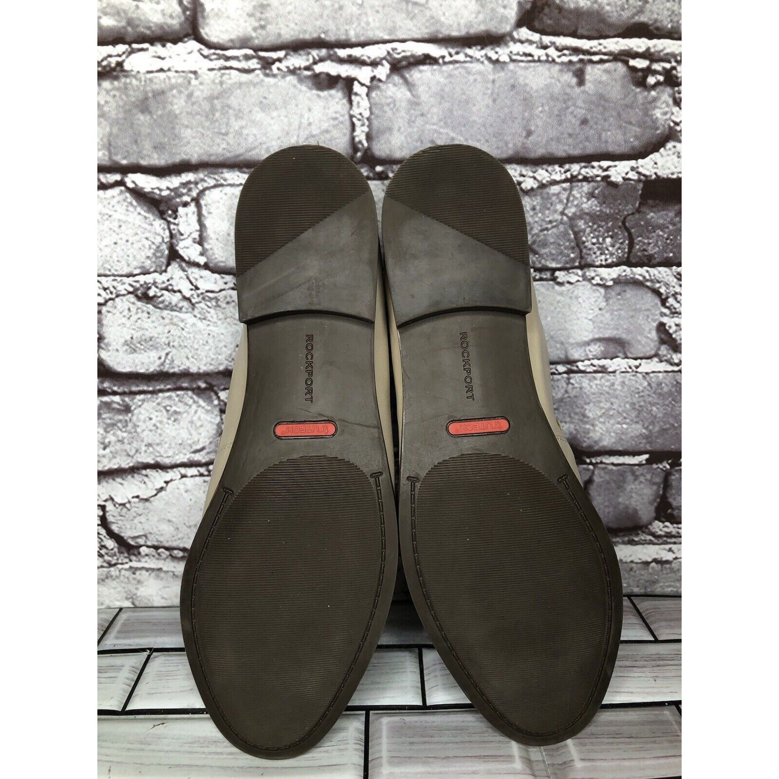 Rockport Rockport Trutech Beige Nude Leather Penny Slip On Dressy Loa Size US 7.5 / IT 37.5 - 17 Thumbnail