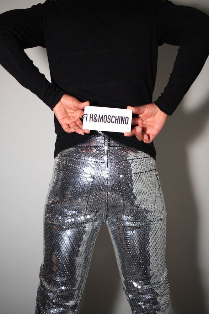 Moschino Silver sequin pants Size US 32 / EU 48 - 14 Thumbnail