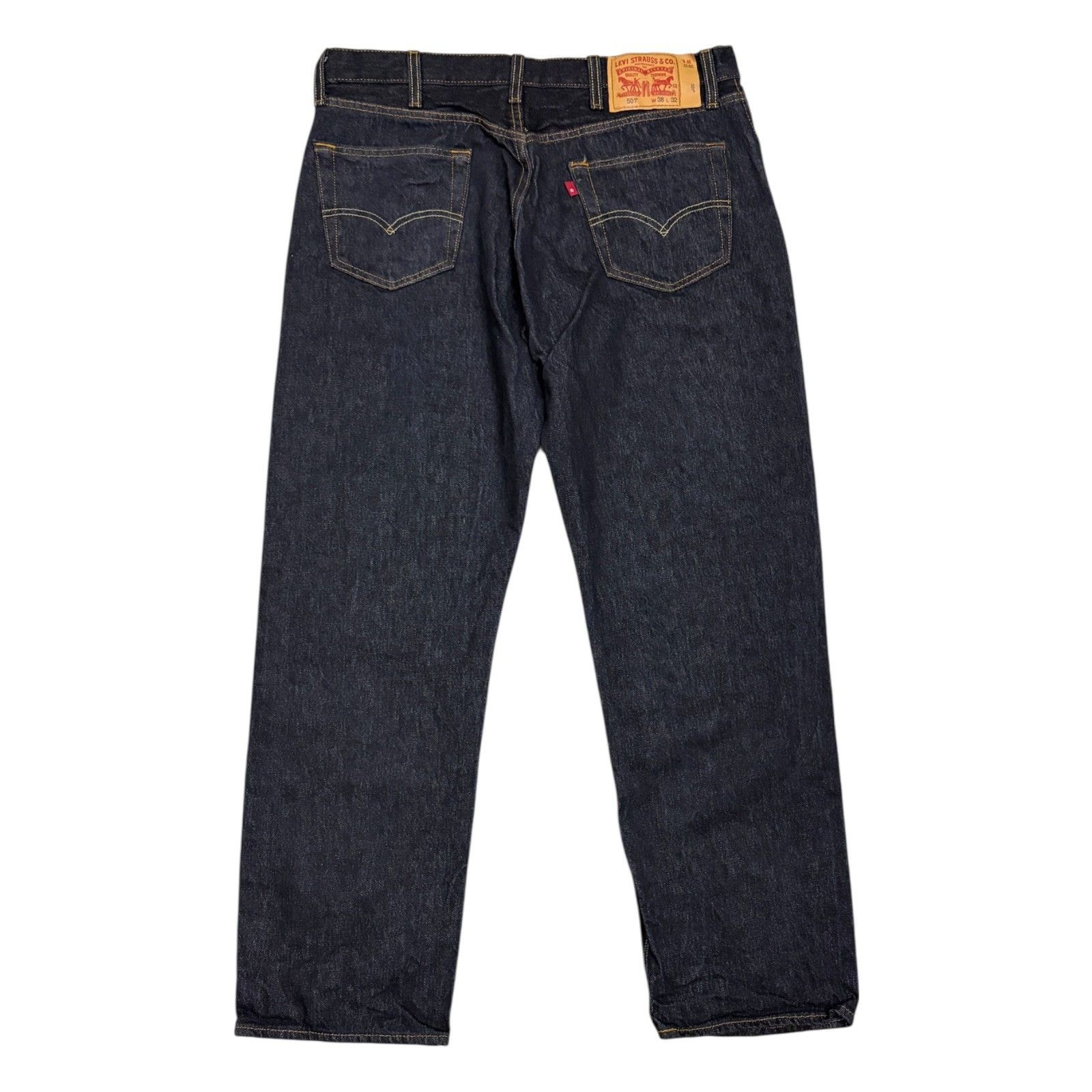 Levi's LEVIS 501 Black Denim Casual Button-Fly Straight Jeans 38x32 Size US 38 / EU 54 - 1 Thumbnail