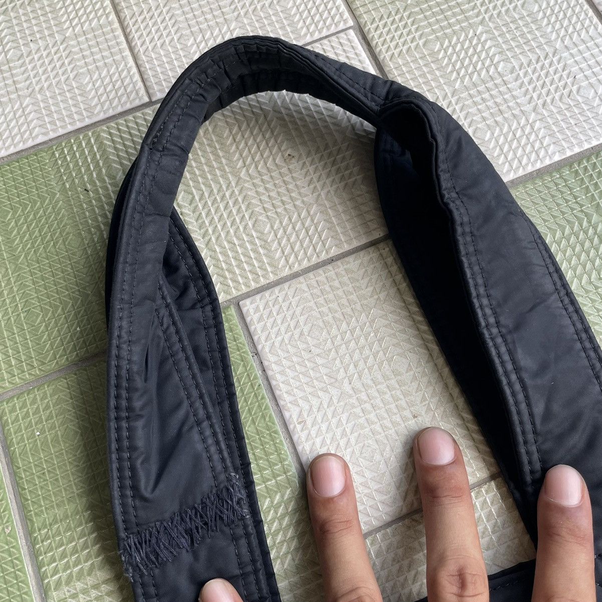 Head Porter × Japanese Brand × Porter Distressed Head Porter X Black Beauty Nylon Black Tote Size ONE SIZE - 20 Thumbnail