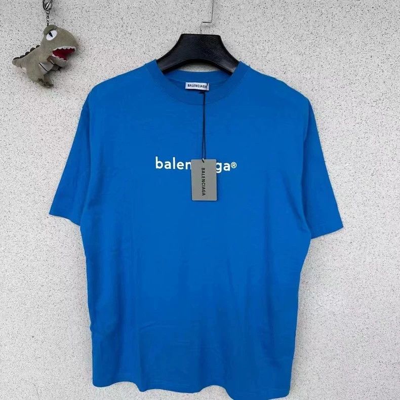Balenciaga Balenciaga Klein blue slogan short sleeves 2505-Nextarrow Size US XS / EU 42 / 0 - 1 Thumbnail