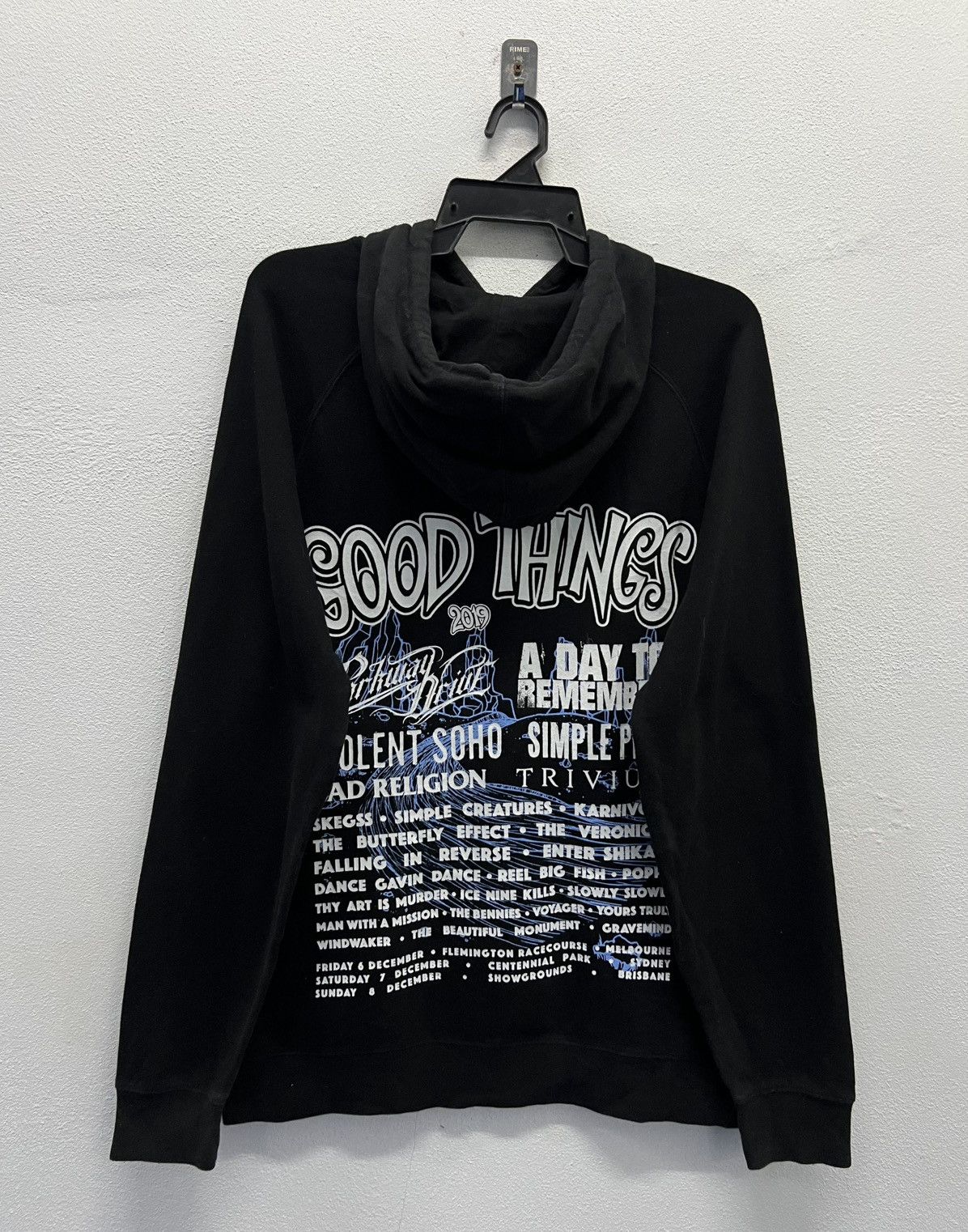 Band Tees × Vintage GOOD THINGS 2019 EVENT HOODIE (BLACK) Size US M / EU 48-50 / 2 - 2 Thumbnail