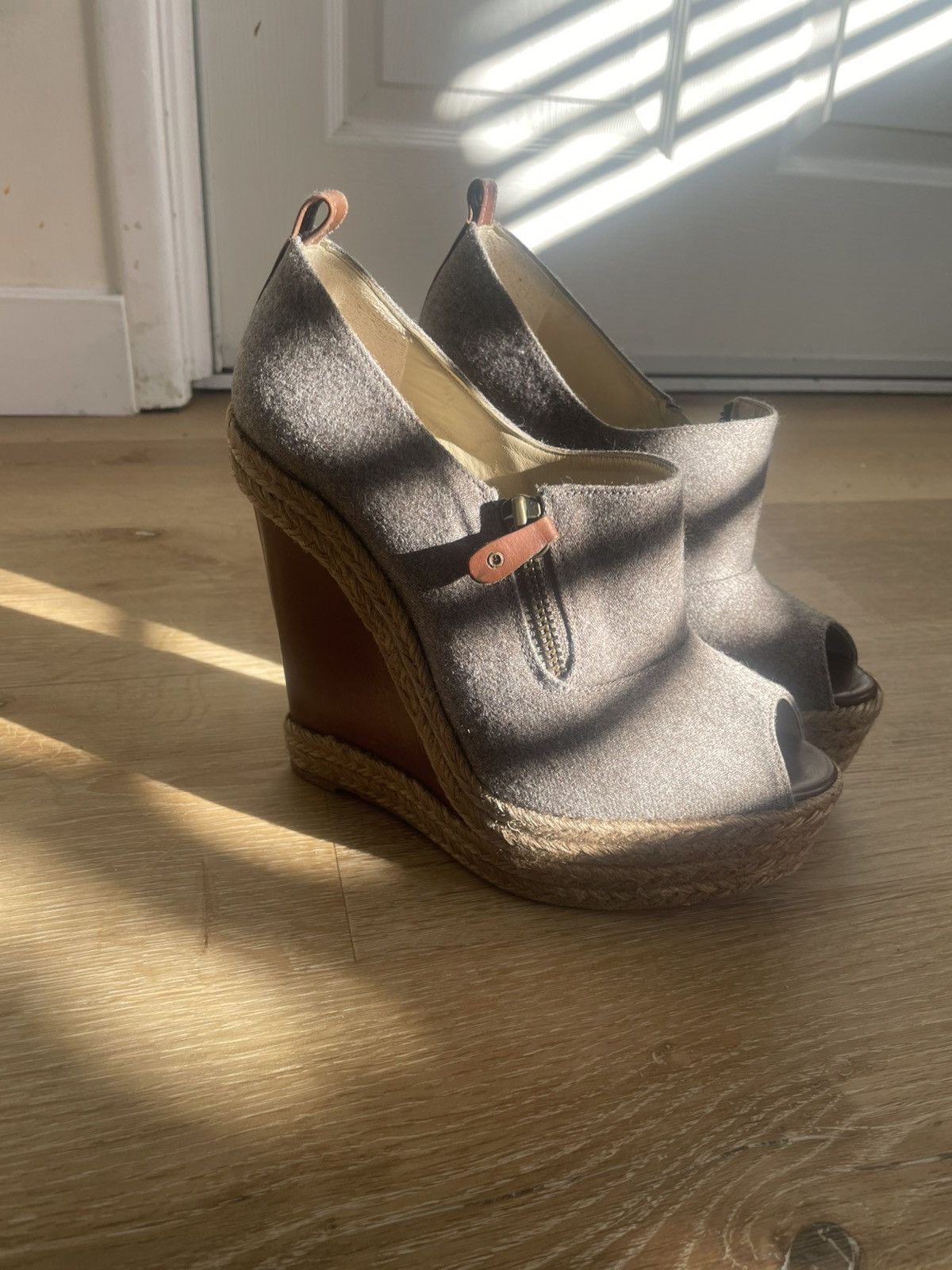 Christian Louboutin Christian Louboutin Wool Pumps Size US 7 / IT 37 - 1 Thumbnail