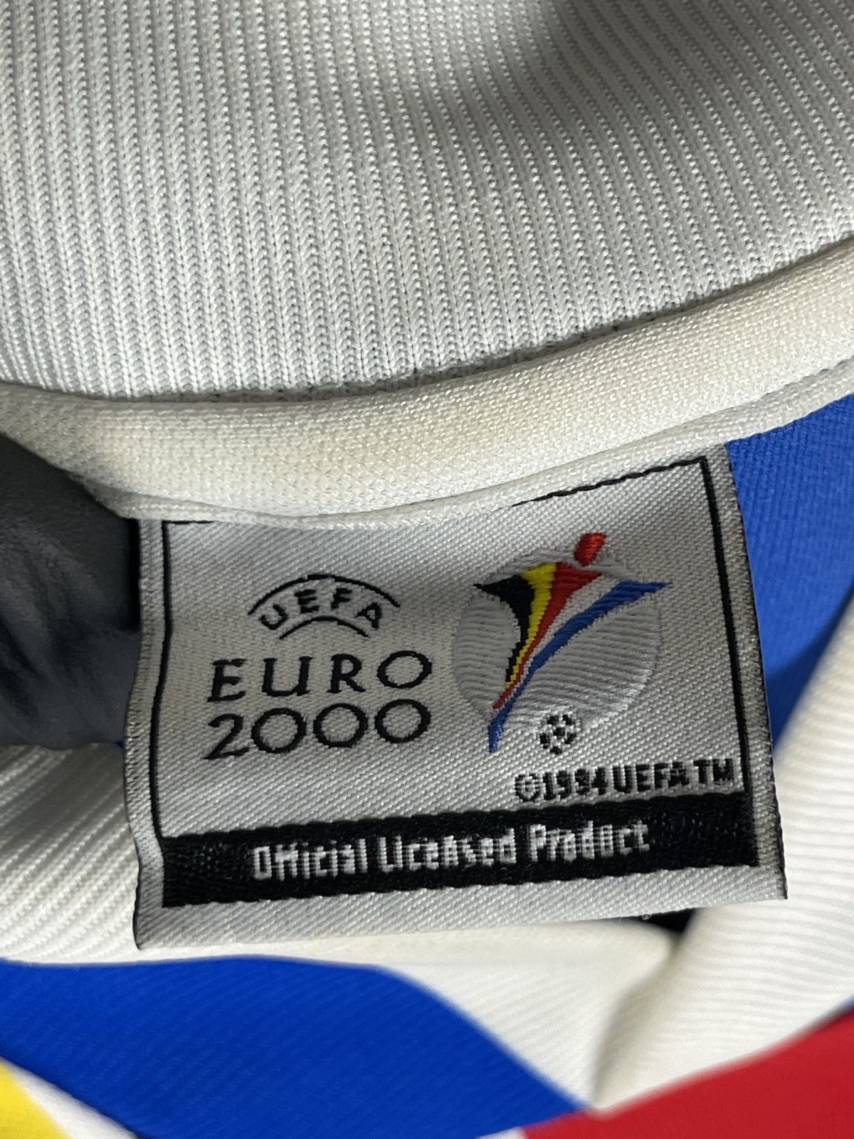 UEFA UEFA EURO 2000 OFFICIAL VINTAGE FOOTBALL SOCCER SHIRT JERSEY Size US M / EU 48-50 / 2 - 5 Thumbnail