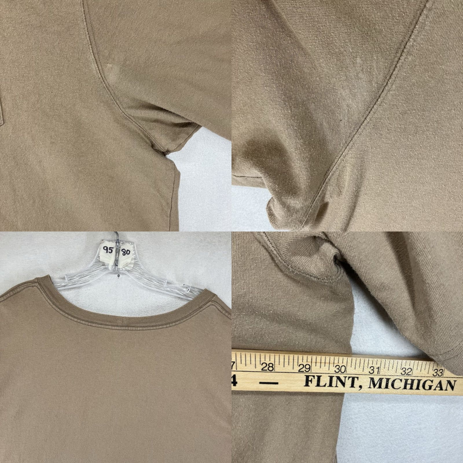 Carhartt Carhartt Mens T-Shirt 3XL Short Sleeve Crew Neck All Cotton Desert Sand Regular Fit Pockets Logo Vintage N/A Size US XXL / EU 58 / 5 - 8 Thumbnail